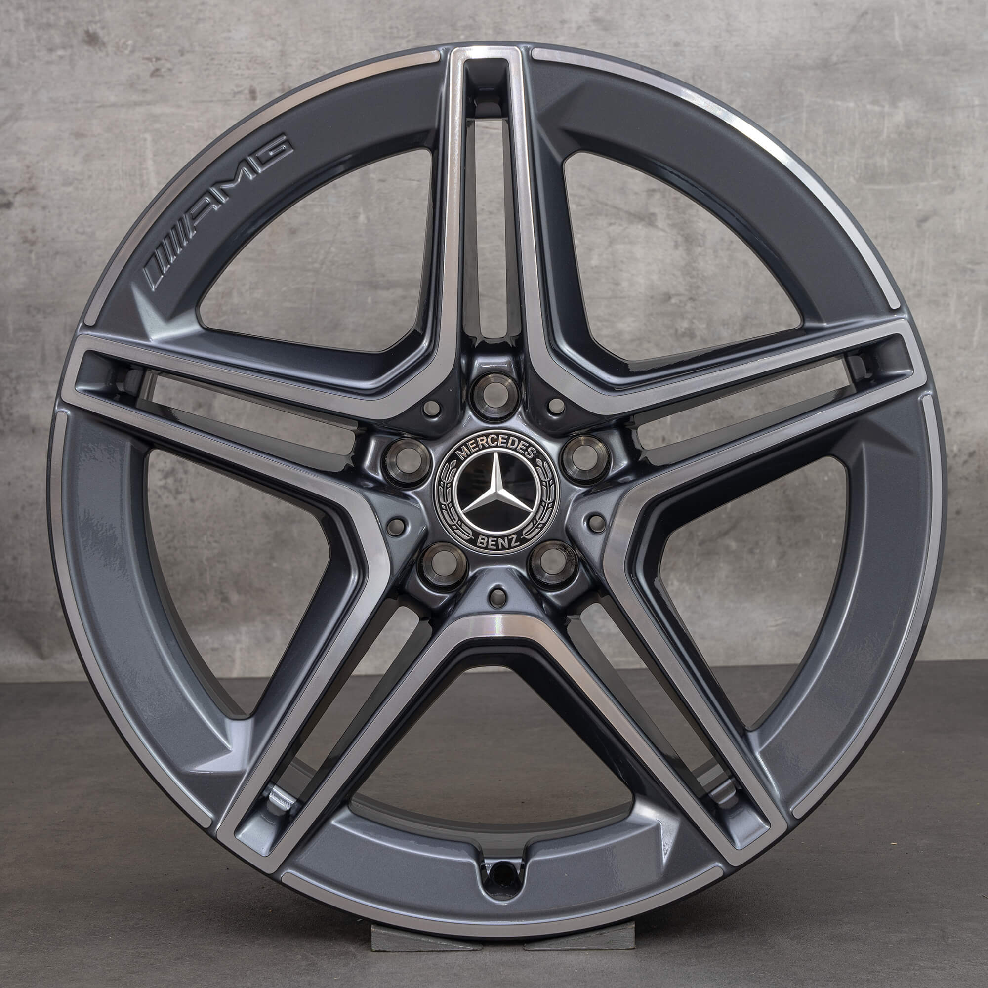 Jante Mercedes AMG 19 inch S-Class W223 X223 V223 jante aluminiu gri himalaya