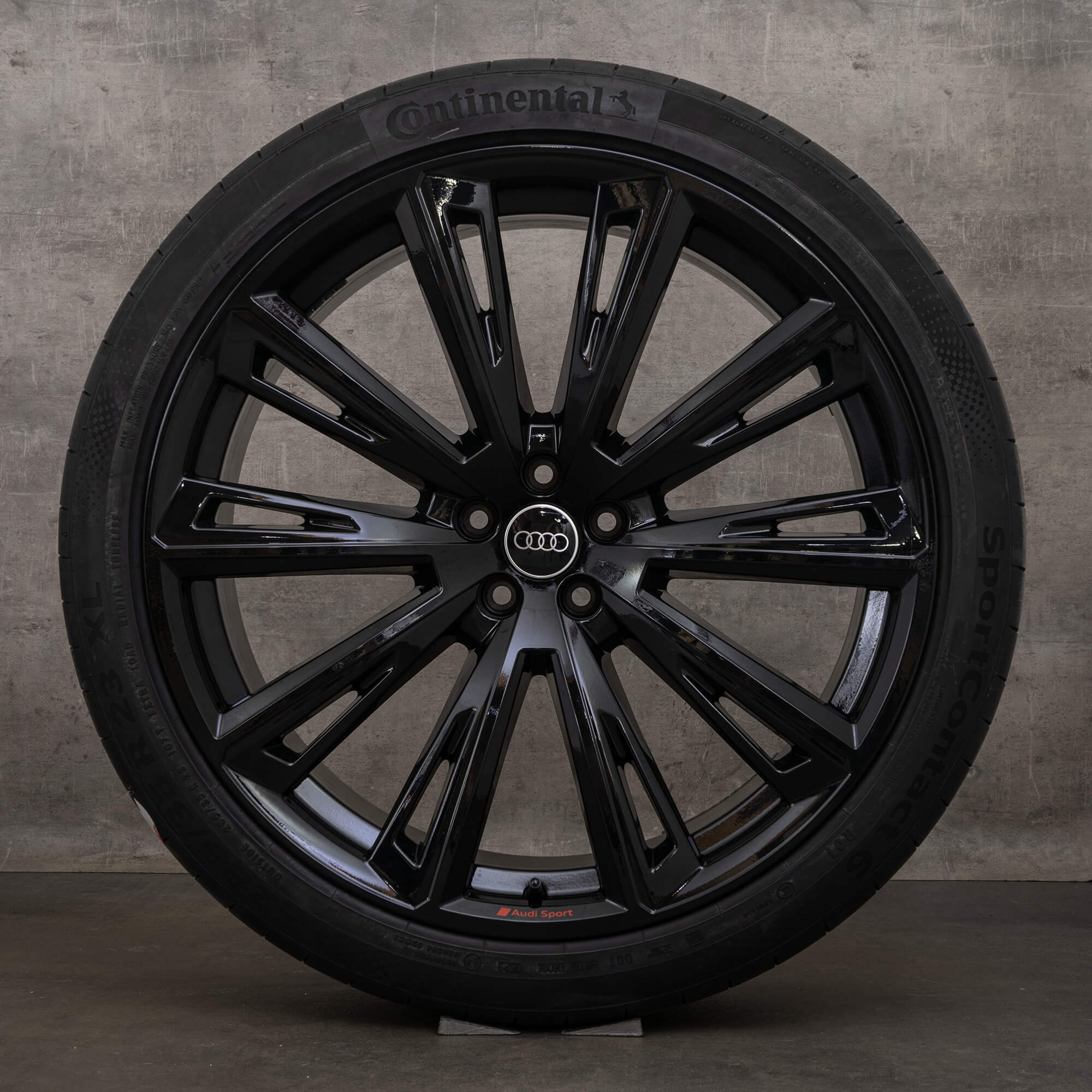 Originele Audi Q8 SQ8 velgen 23 inch 4M8 zomerwielen 4M8601025R zwart