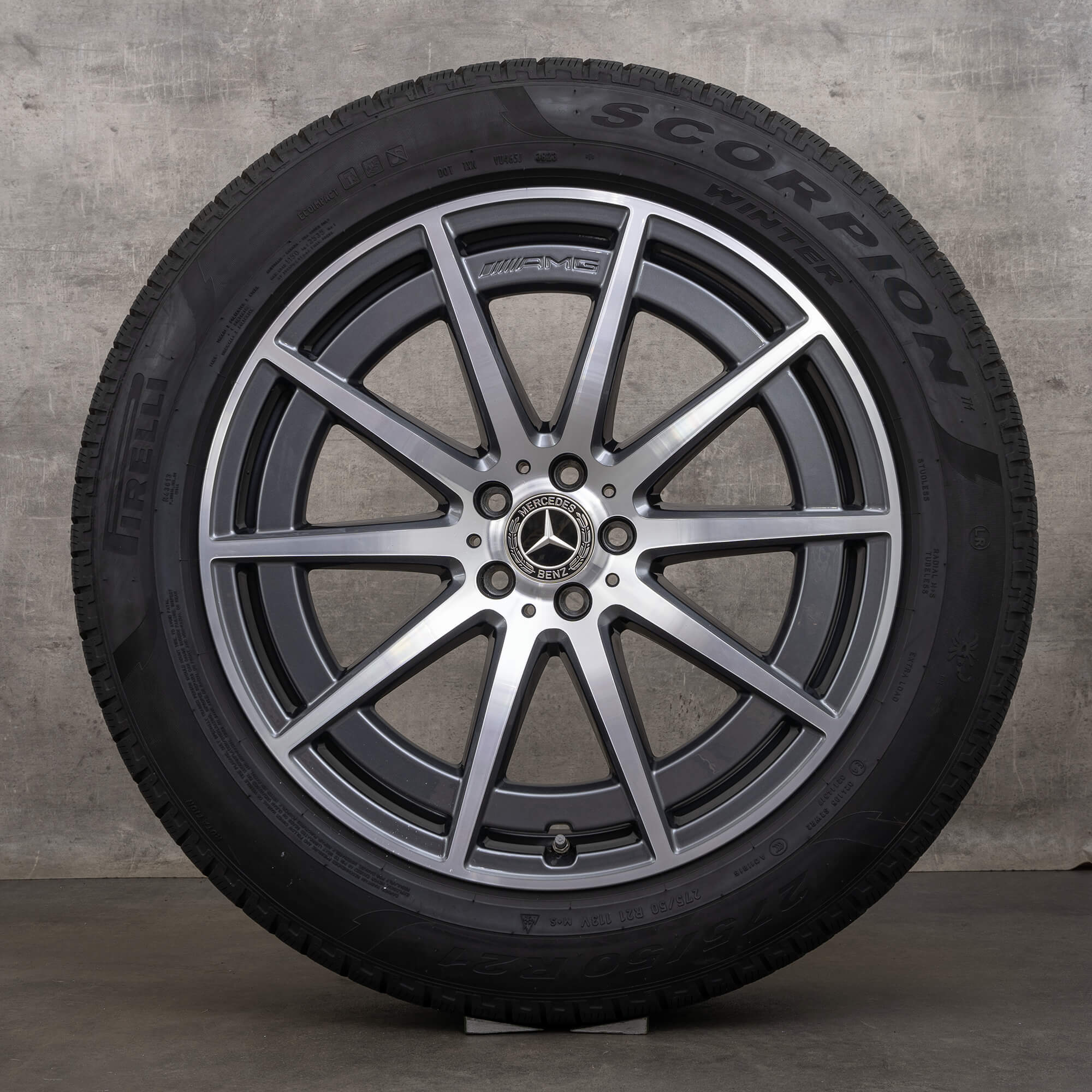 Originele Mercedes Benz GLS 63 AMG winterwielen 21 inch