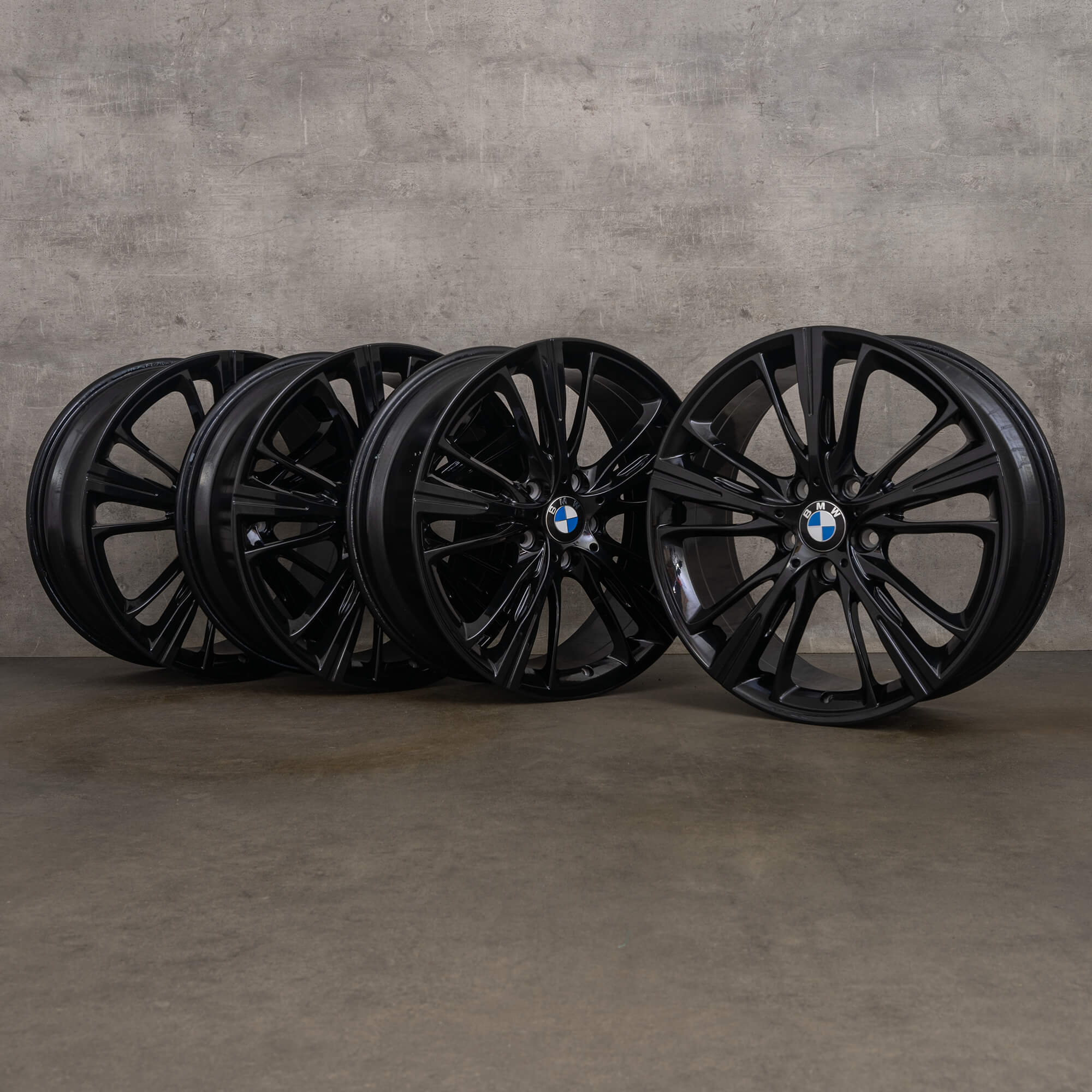 Original BMW Seria 1 F20 F21 2 F22 F23 Jante 19 inch 660 negru 6872156 6872157