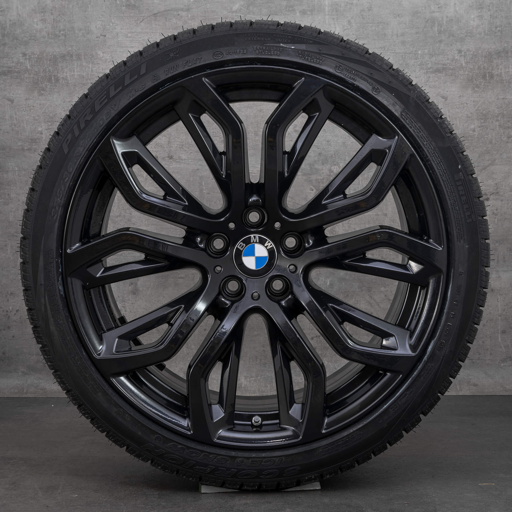 Jantes de pneus verão originais BMW X5M E70 X6M E71 21 polegadas estilo 375 M