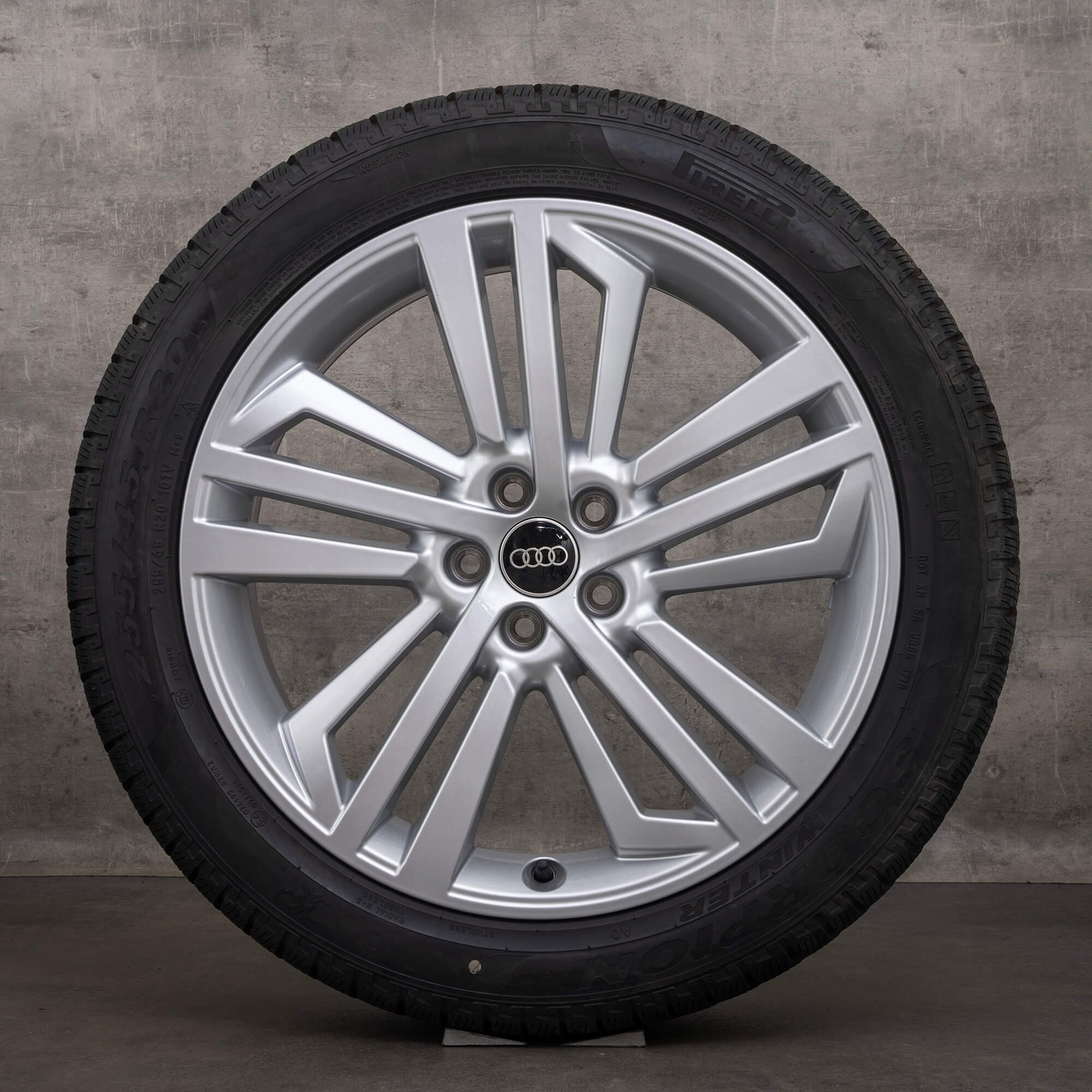 OEM Audi Q5 SQ5 rims 20 inch FY winter wheels 80A601025L silver tires