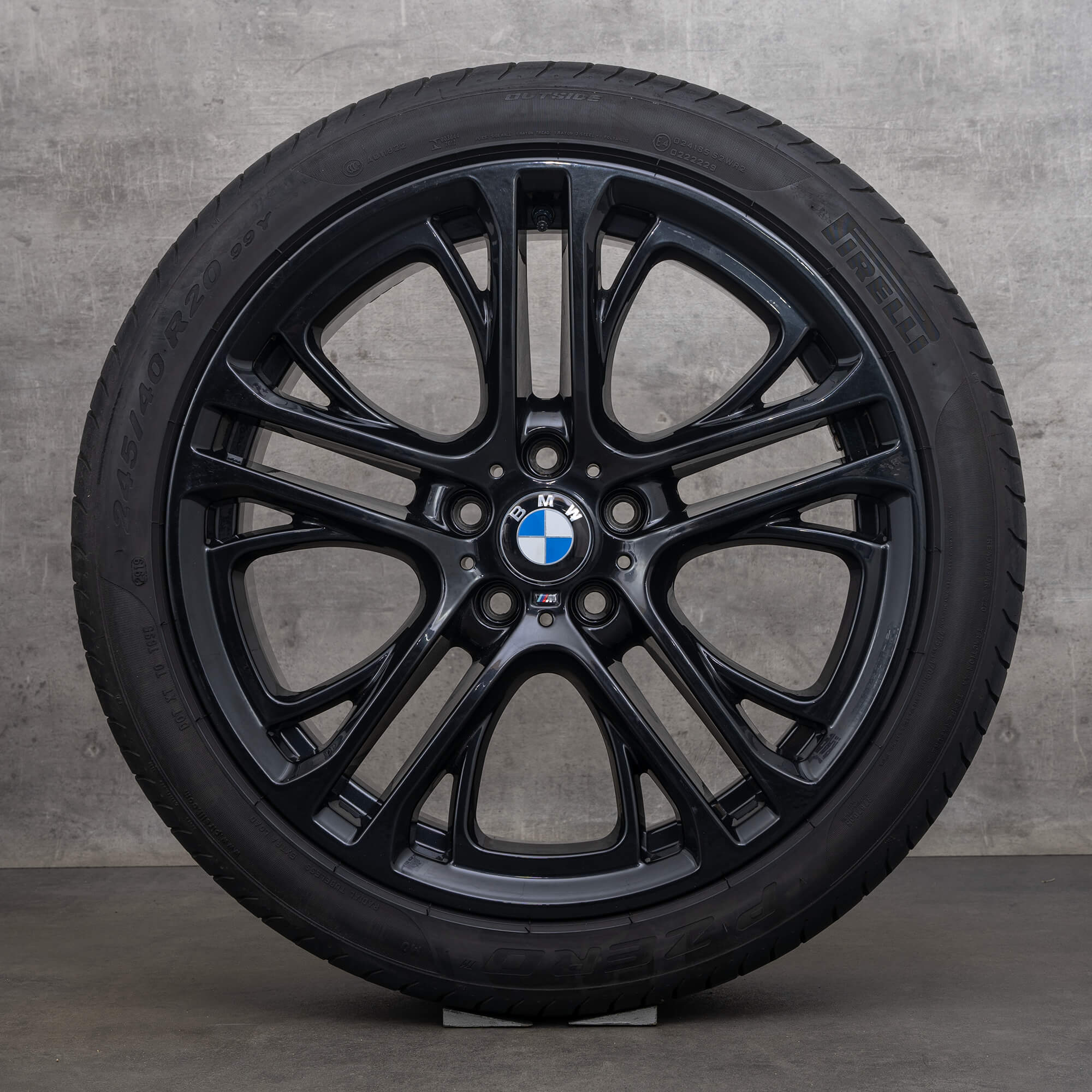 BMW X3 F25 X4 F26 sommarhjul 20 tums fälgar 310 M sommardäck 6787582 6787583