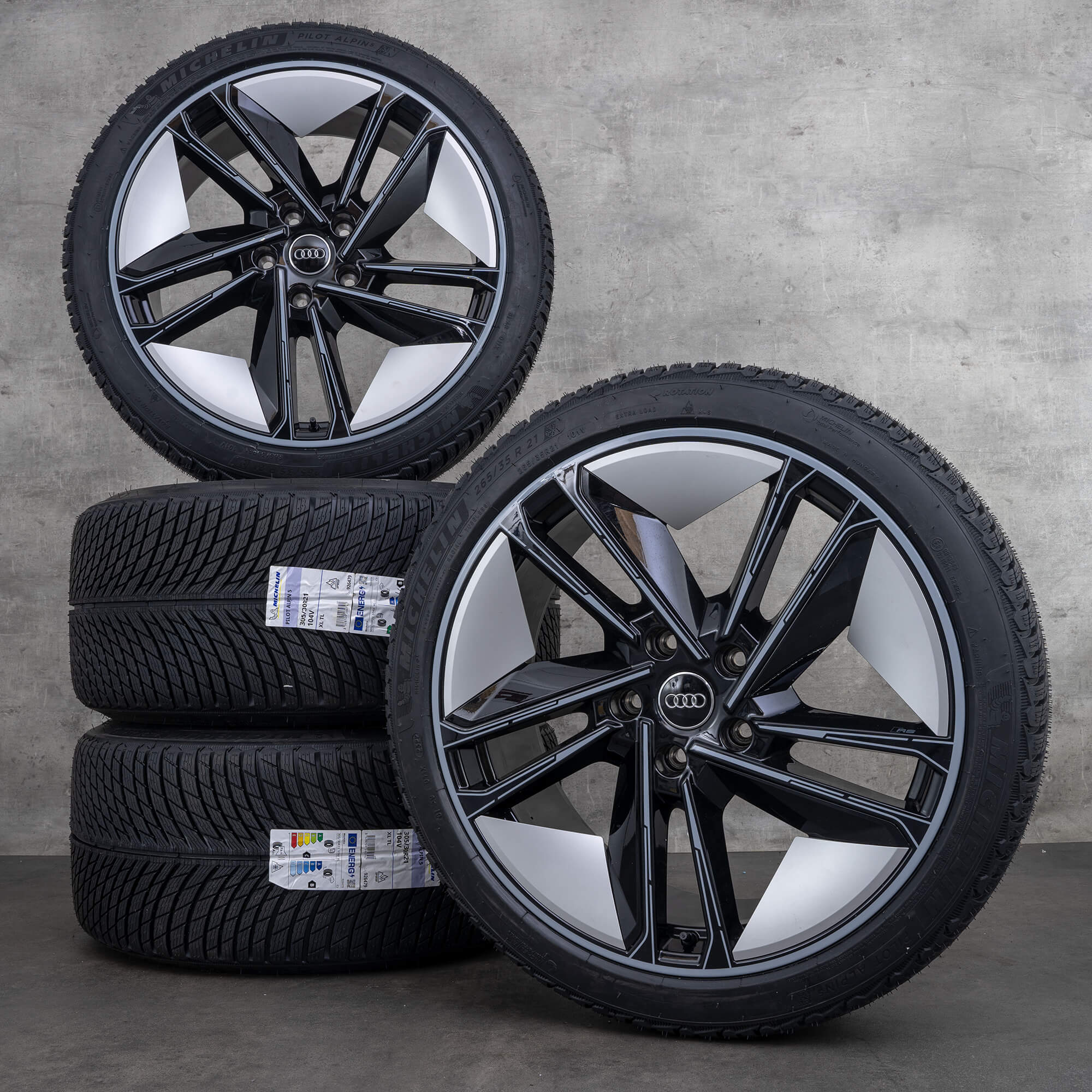 Audi 21 inch velgen e-tron GT RS Quattro FW winterbanden winterwielen NIEUW