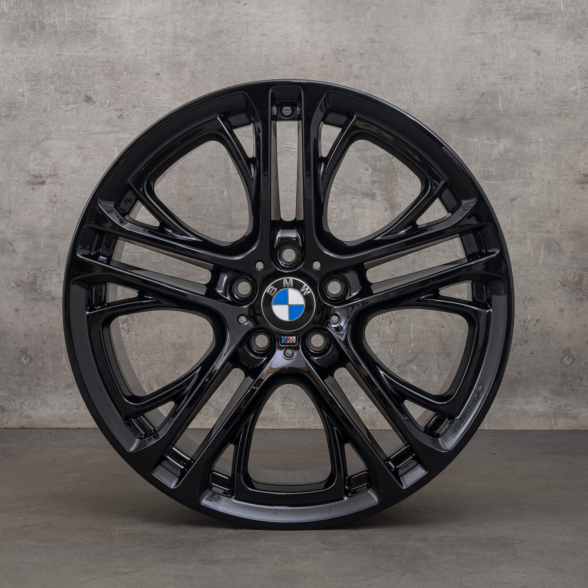 BMW X3 F25 X4 F26 20 inç alüminyum jantlar siyah boyalı 310 M 6787582 6787583