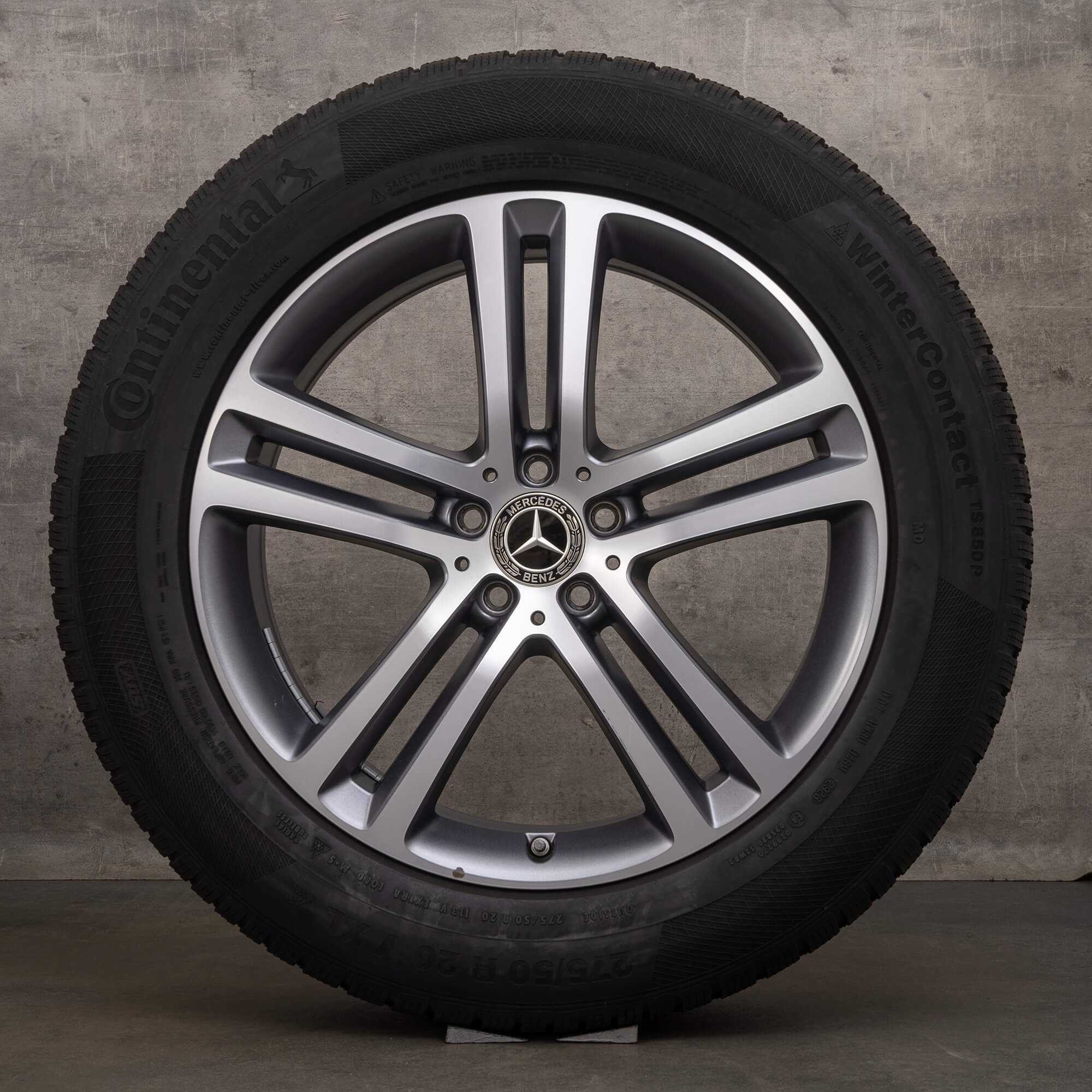 OEM Mercedes GLE W167 SUV 20 inch winter tires rims A1674012400