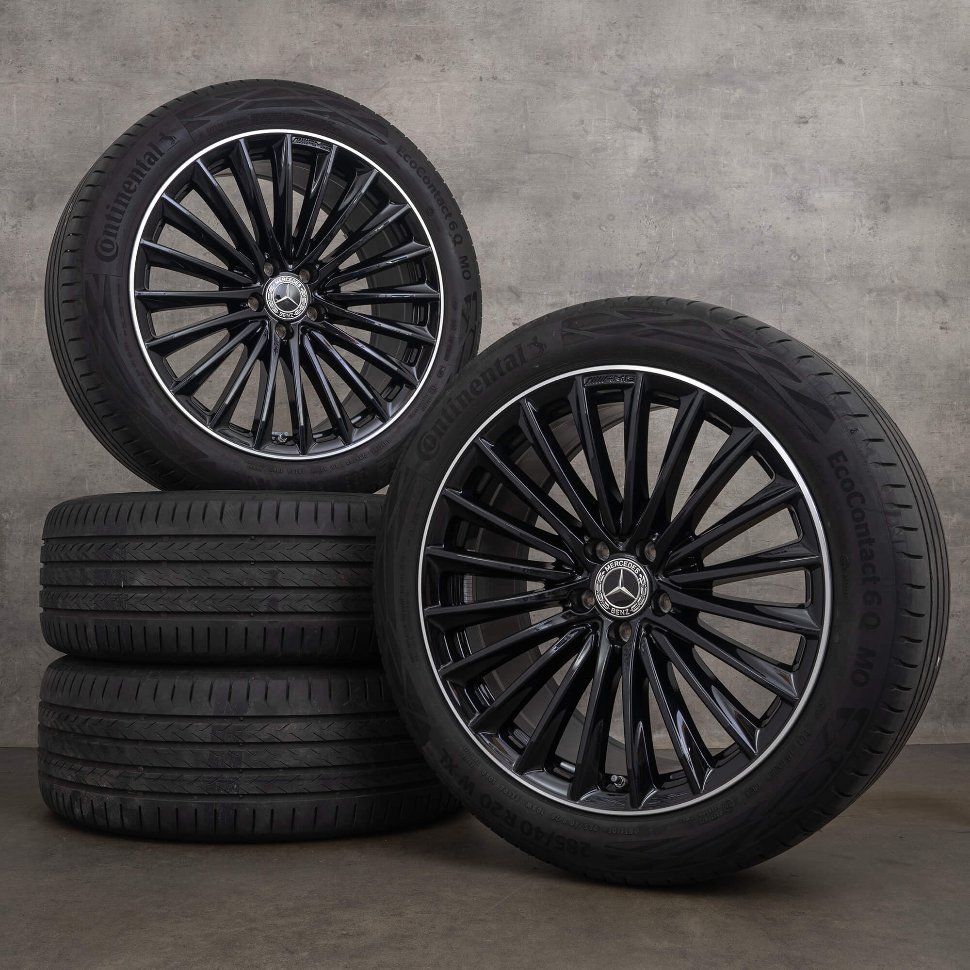OEM AMG Mercedes GLC X254 C254 20 inch rims winter tires A2544010800 high-gloss