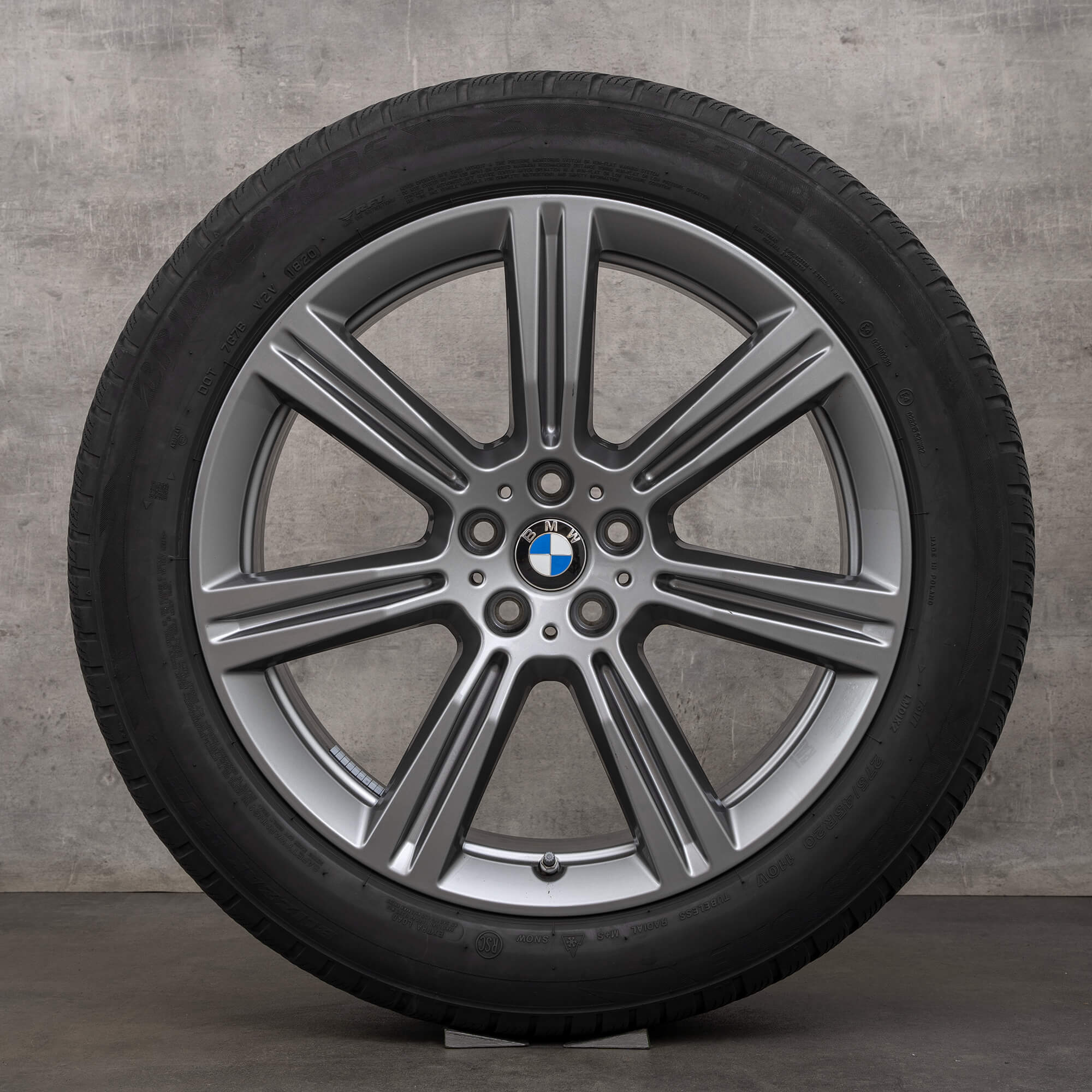 BMW X5 G05 X6 G06 vinterhjul 20 tommer fælge vinterdæk styling 736 6883753