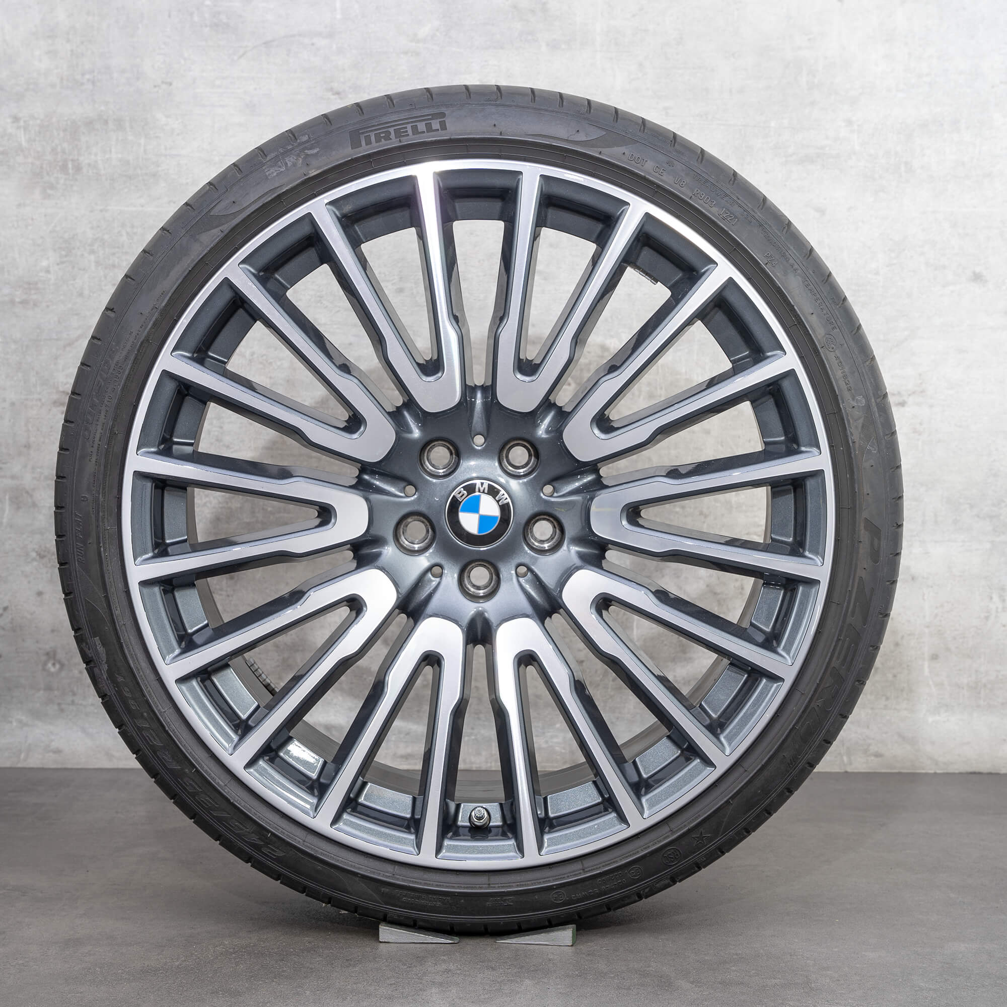 BMW 21 inç jantlar 6 serisi G32 GT 7 G11 G12 yaz 6863112 6863113 629