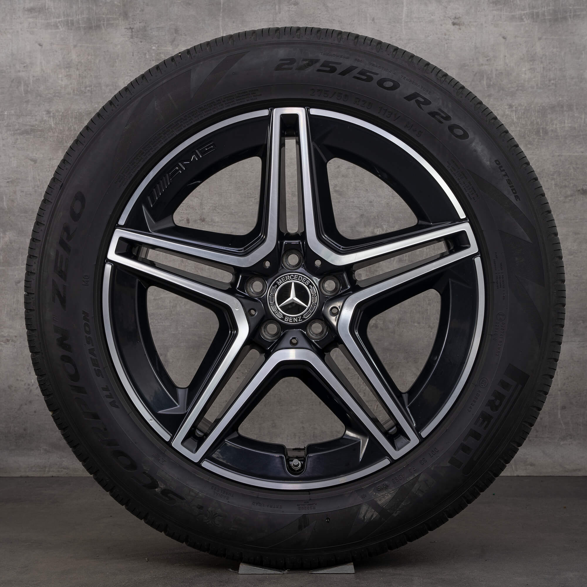 Mercedes Benz 20 inch rims GLE SUV V167 all-weather tires double spoke