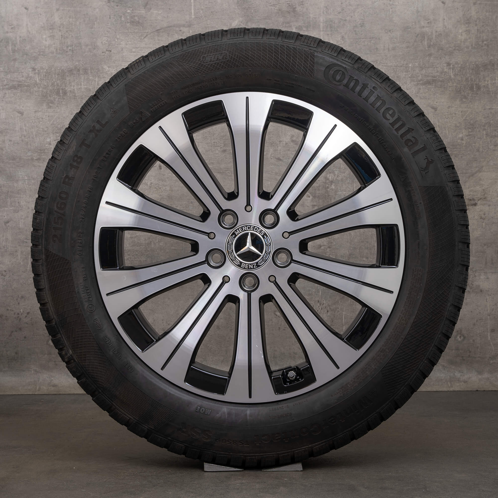 Mercedes-Benz EQA H243 EQB X243 jante de iarna 18 inch anvelope