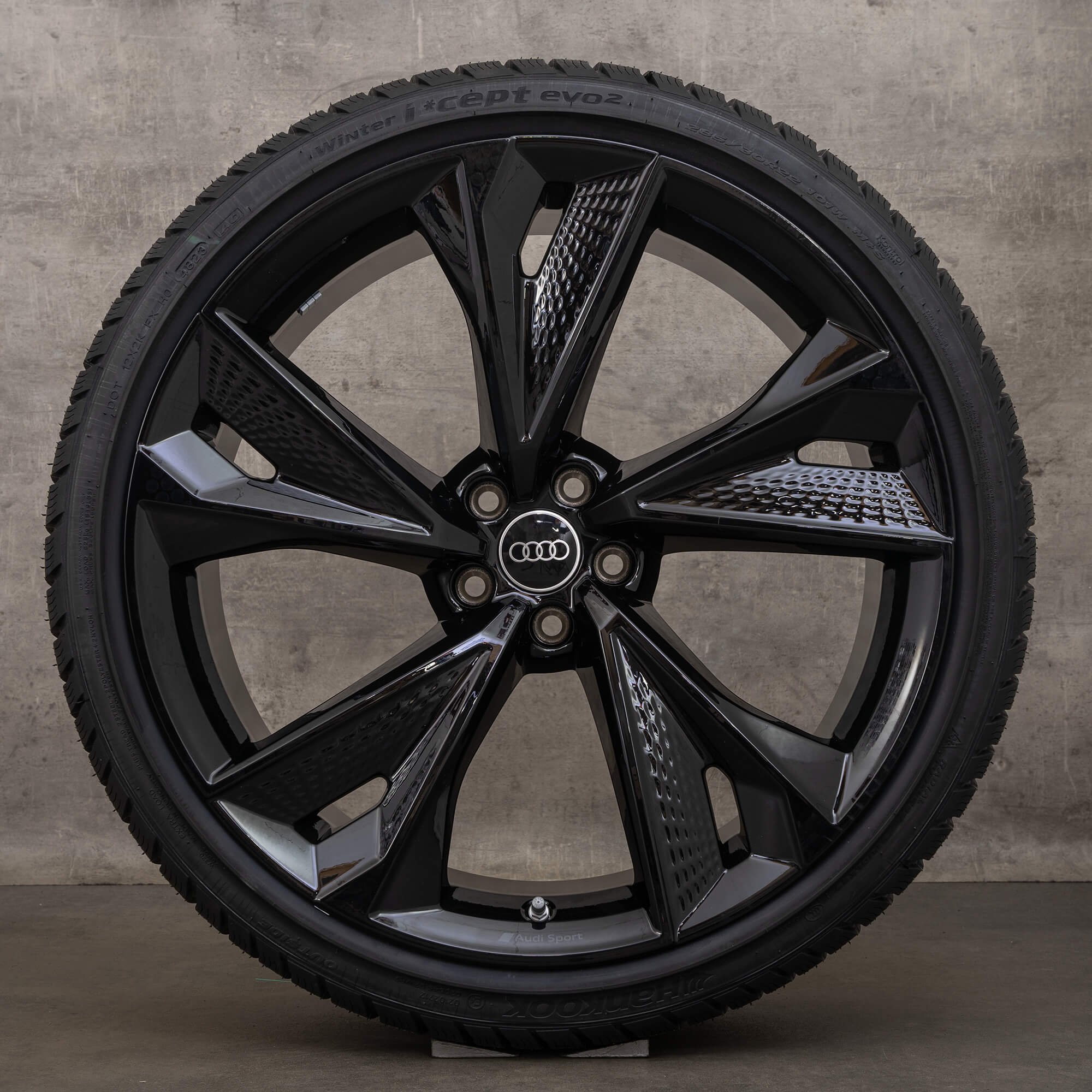 OEM Audi RS6 RS7 4K C8 winter tires rims 4K0601025DG trapeze black NEW