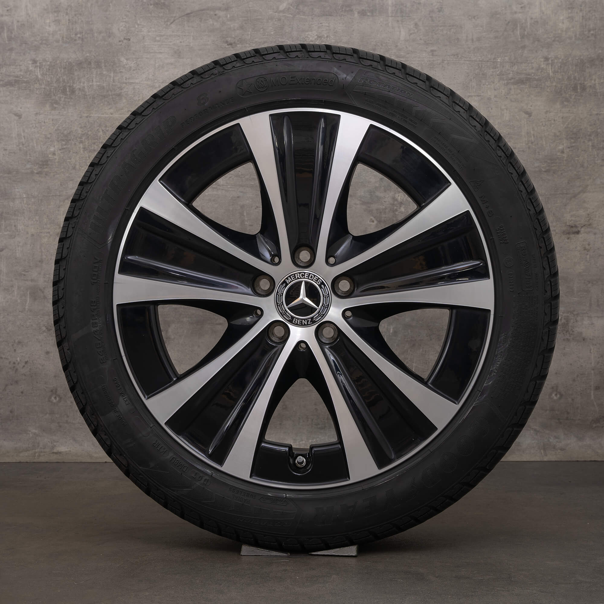 Jante de iarnă Mercedes Benz Clasa E 18 inch W213 S213 C238 A238 jante A2134013700 negru lucios