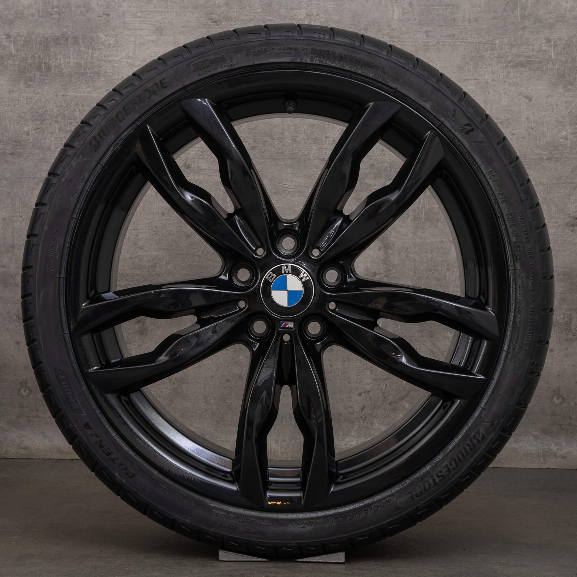 Originální letni pneumatiky BMW řady 5 F10 F11 6 F12 F13 F06 20 palcové ráfky styl 434 M