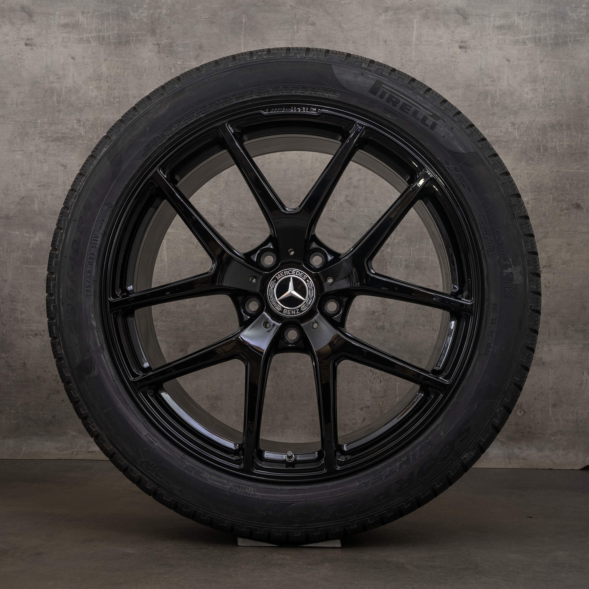 Jante de iarnă Mercedes Benz Clasa G AMG originale 21 inch W463 63 65 jante A4634010400 negru