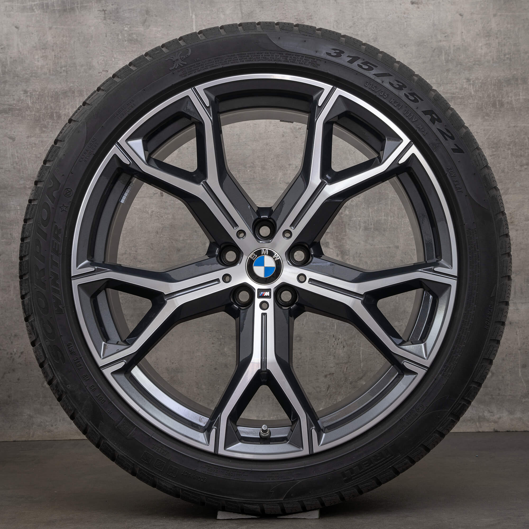 BMW X5 G05 X6 G06 ruote invernali cerchi da 21 pollici pneumatici 8071998