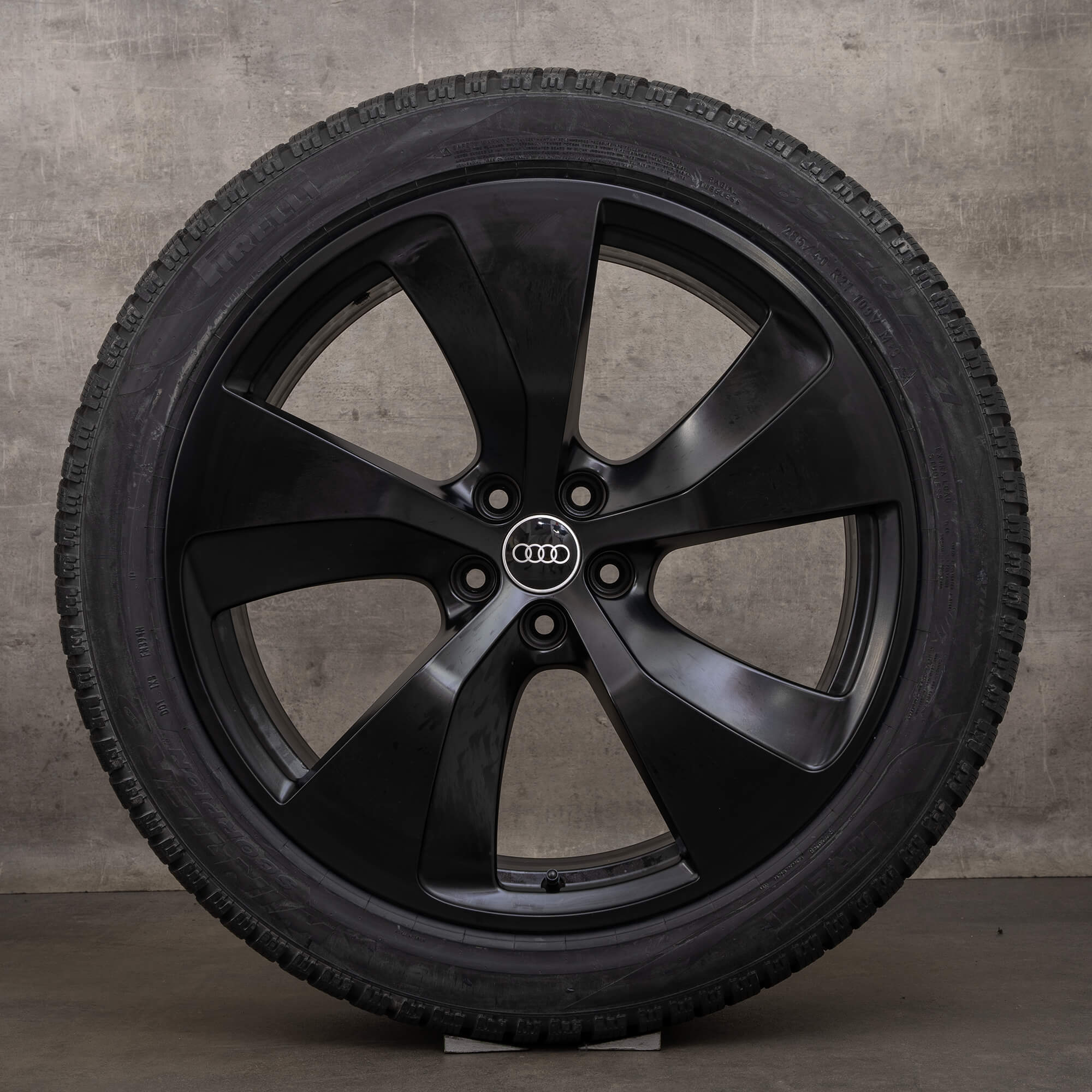 Original Audi Q7 SQ7 4M 21 inch anvelope de vară 4M0601025E jante negre