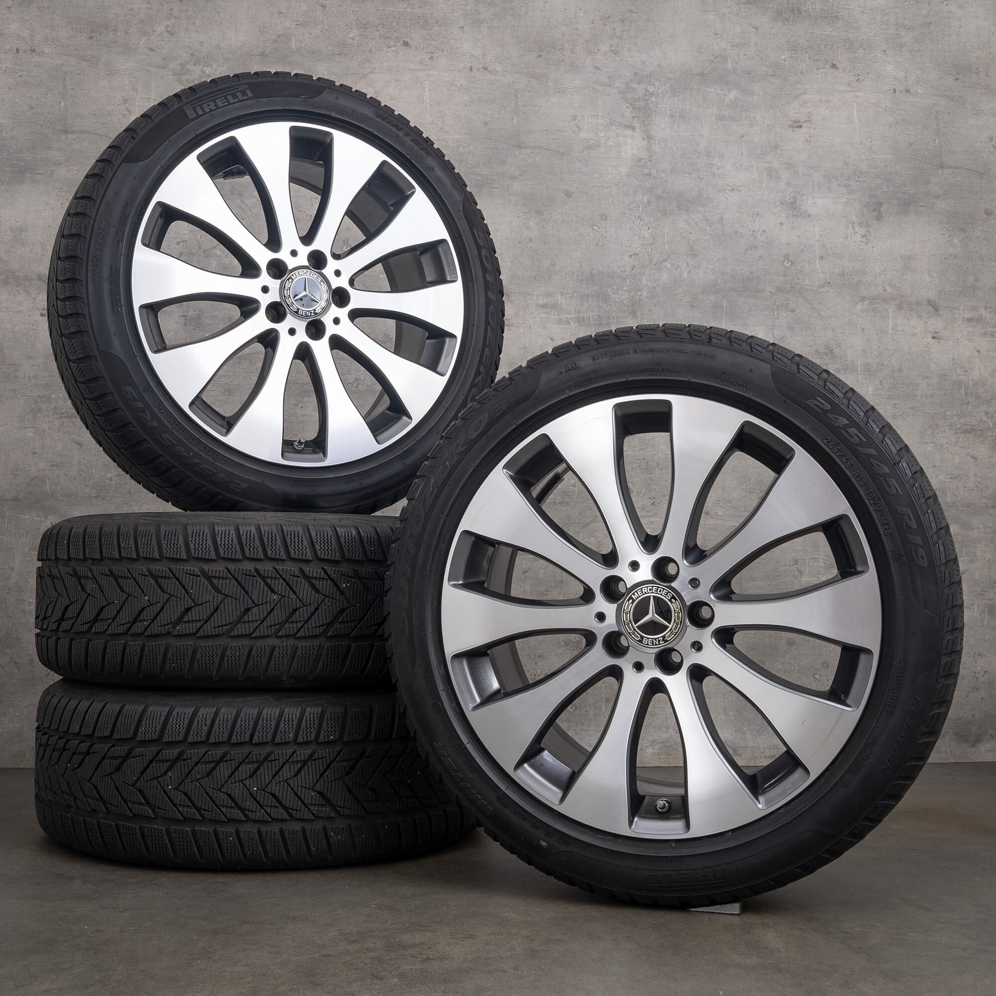 OEM Mercedes GLC SUV X253 C253 winter tires 19 inch rims A2534012200