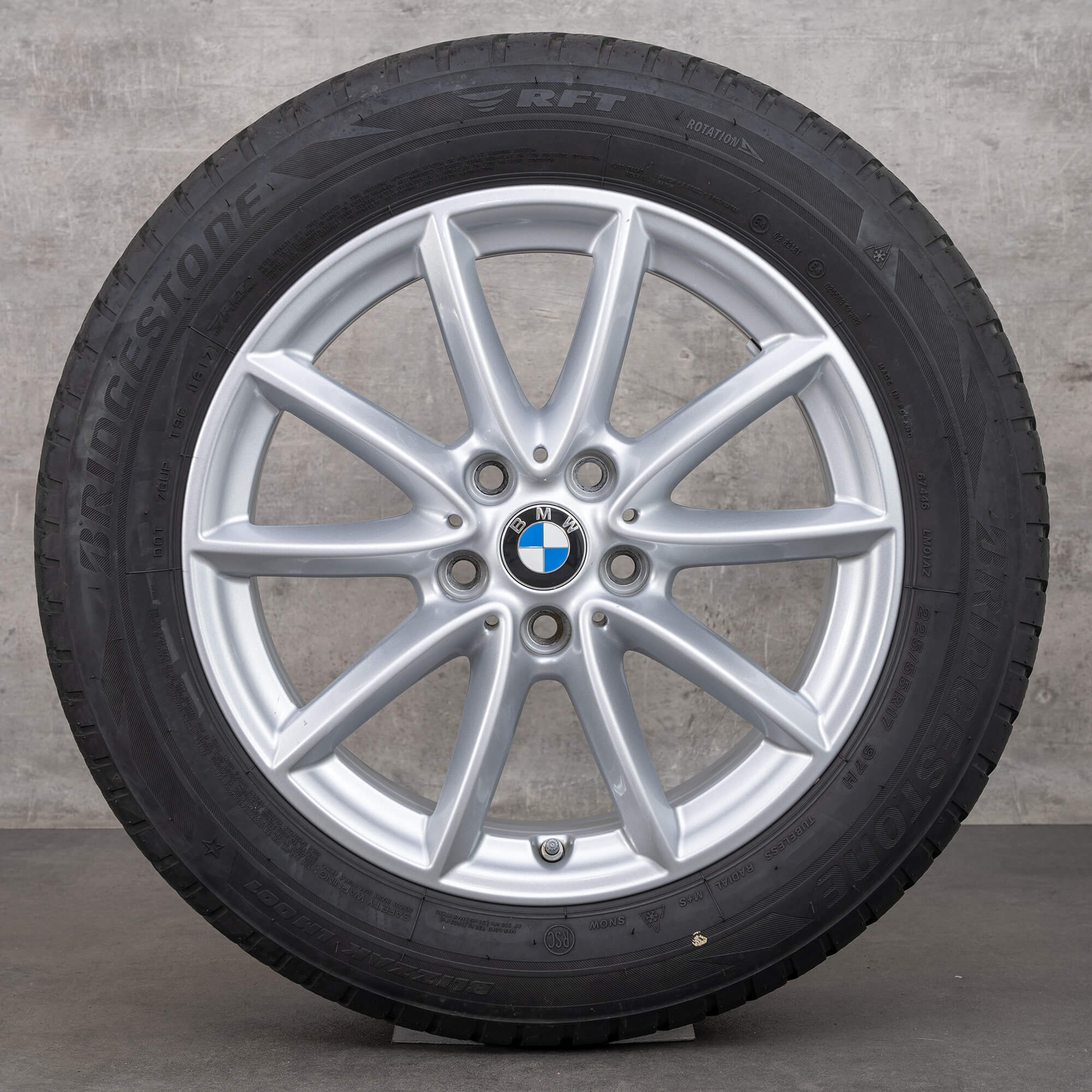 Llantas BMW 17 pulgadas X1 F48 X2 F39 Estilo 560 neumáticos de invierno ruedas