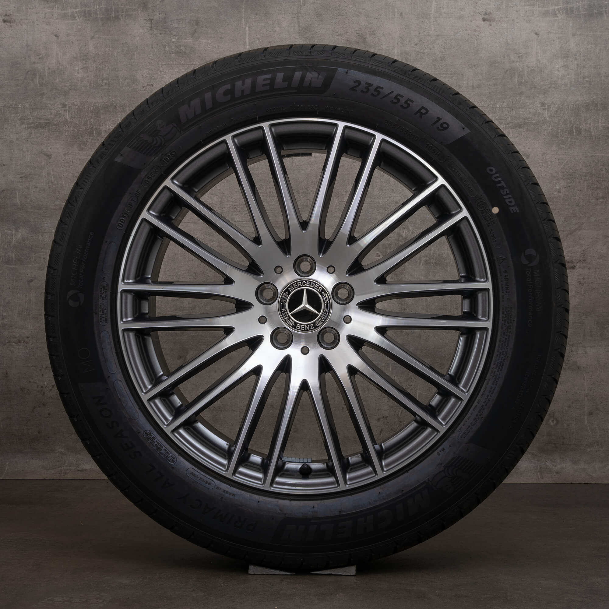 Originele Mercedes Benz GLC velgen 19 inch X254 C254 zomerwielen A2544014900 Tremolit metallic NIEUW