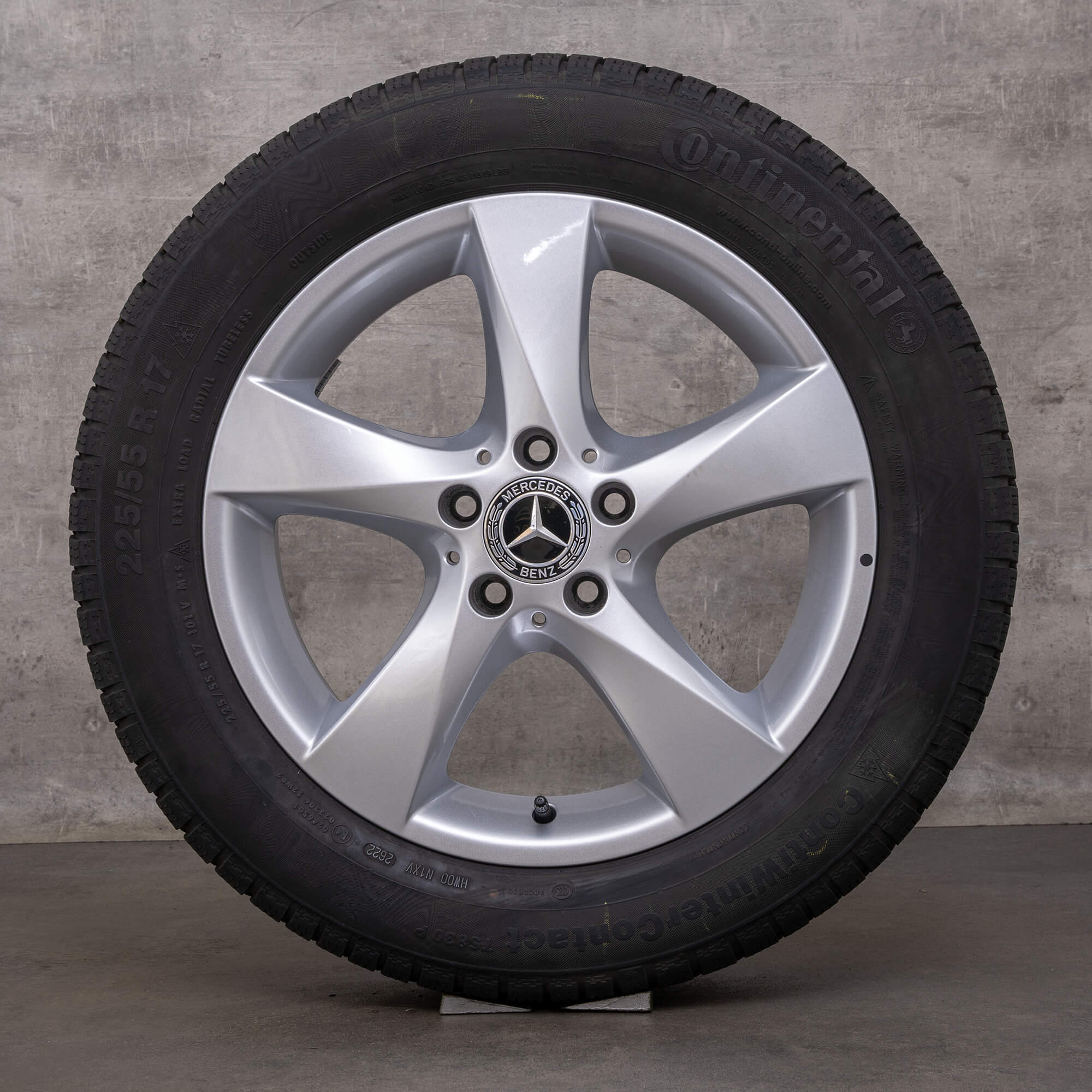 Originele Mercedes V-Klasse winterwielen 17 inch W447 Vito Viano velgen A4474012200 zilver