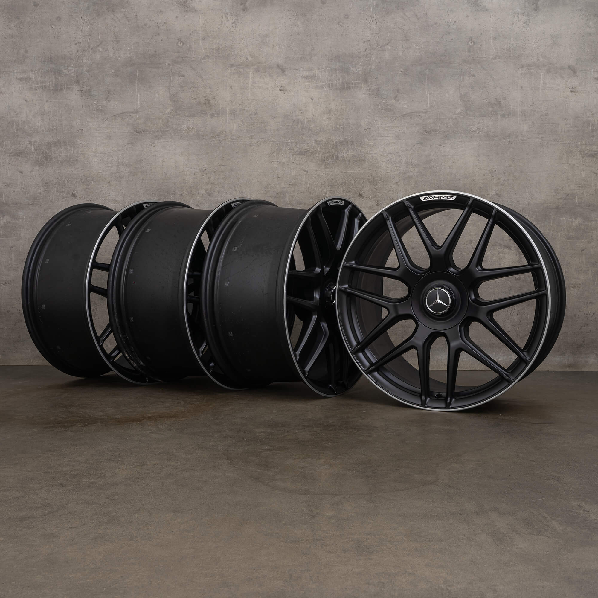 Jante originale AMG Mercedes Clasa E 20 inch E63 63 S W213 S213 A2134013000 A2134013100 negru mat lucios