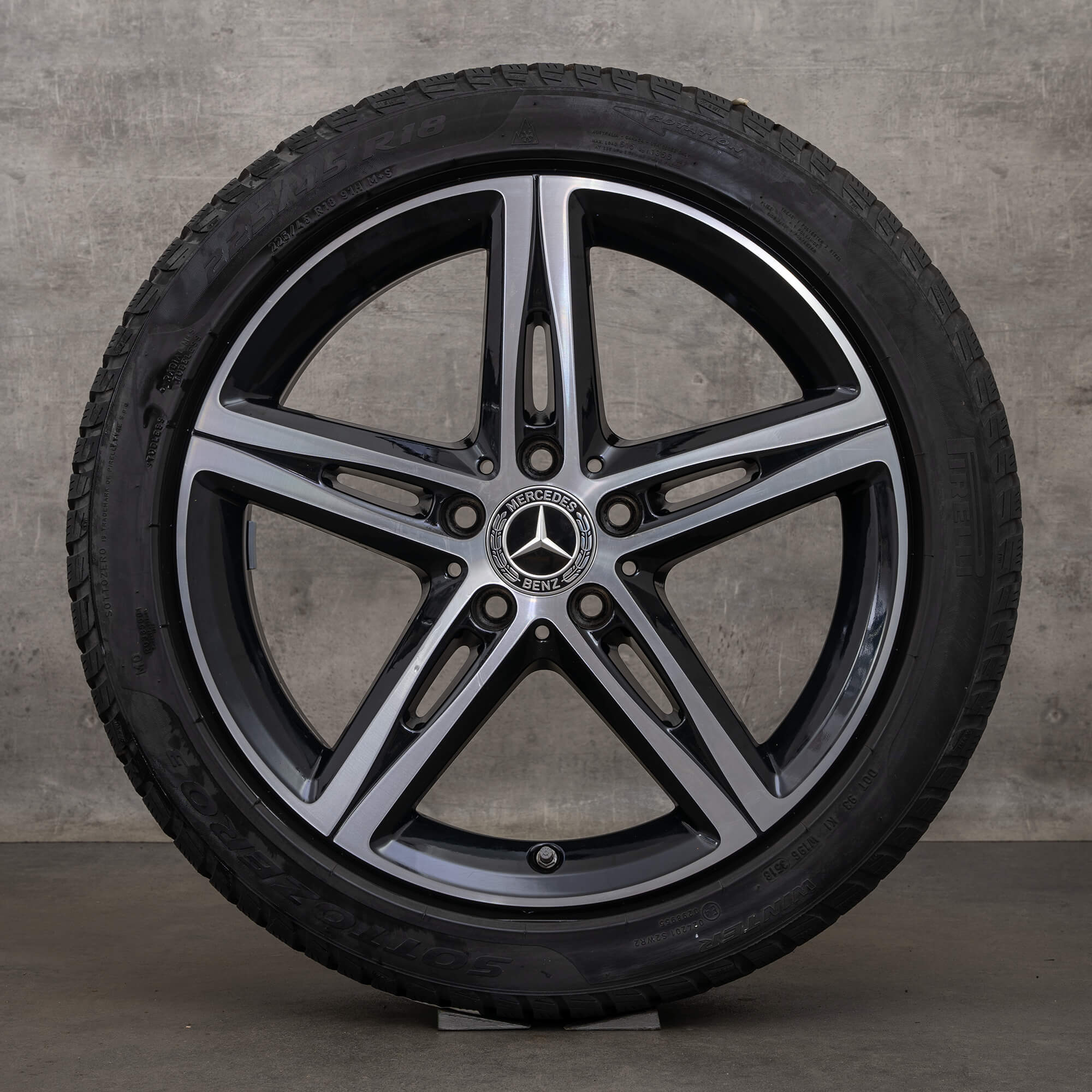 Jante de iarnă originale Mercedes Benz AB Class CLA AMG 18 inch W177 V177 W247 W118