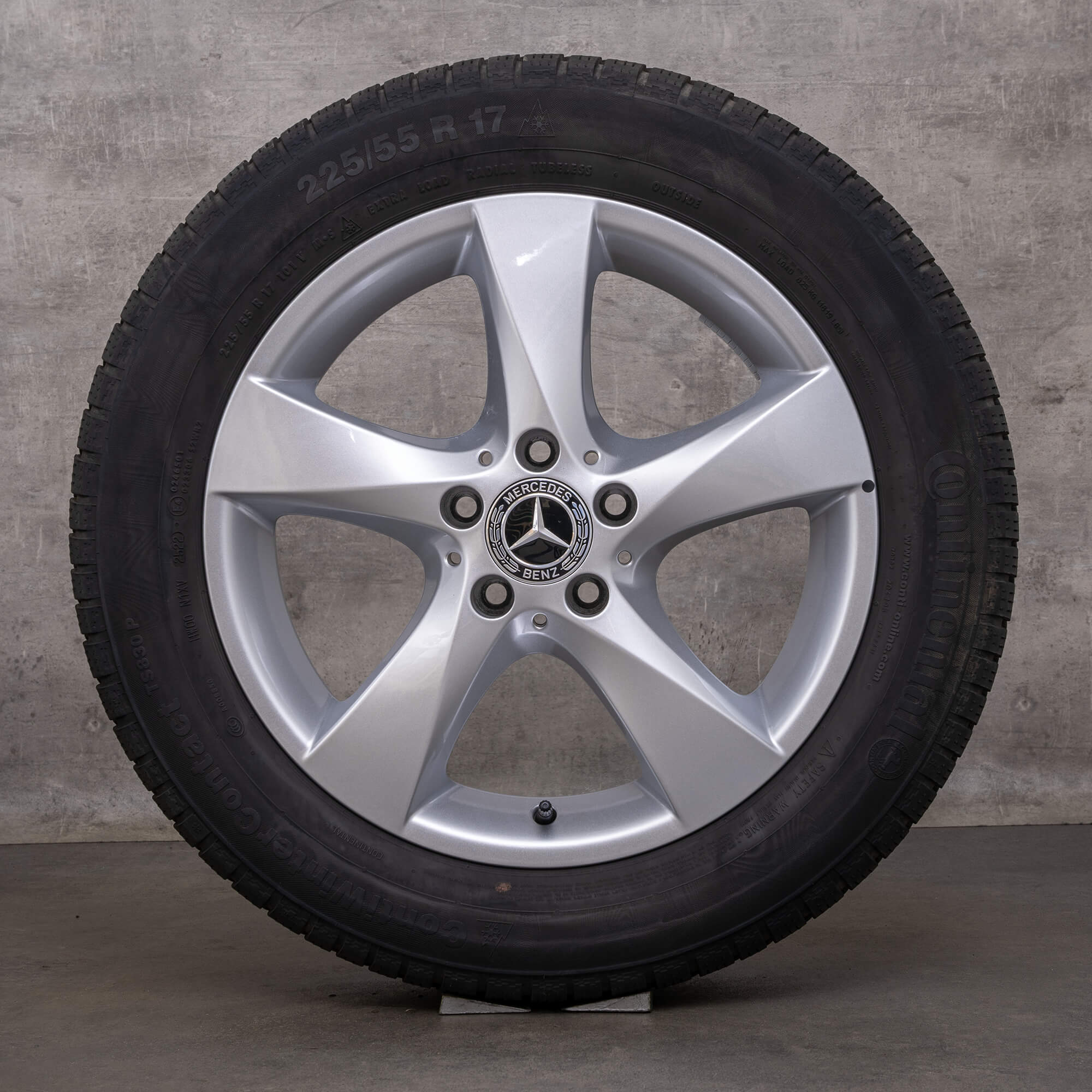 Originele Mercedes V-Klasse winterwielen 17 inch W447 Vito Viano velgen A4474012200 zilver