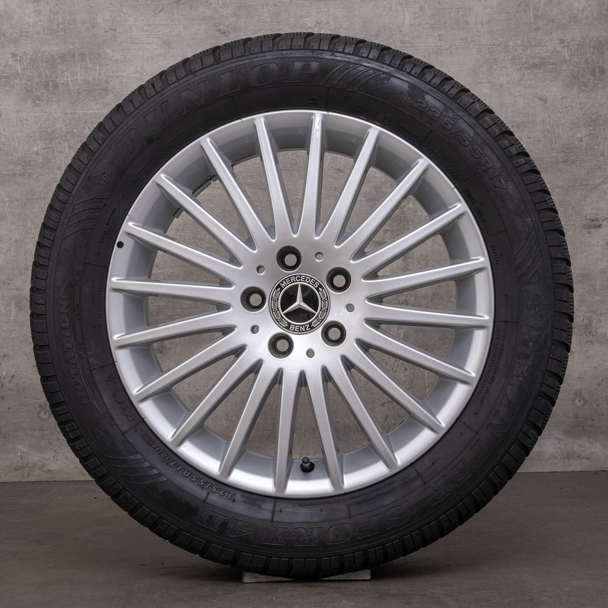 Originele Mercedes V-Klasse winterwielen 17 inch W447 Vito Viano velgen A4474012300 zilver