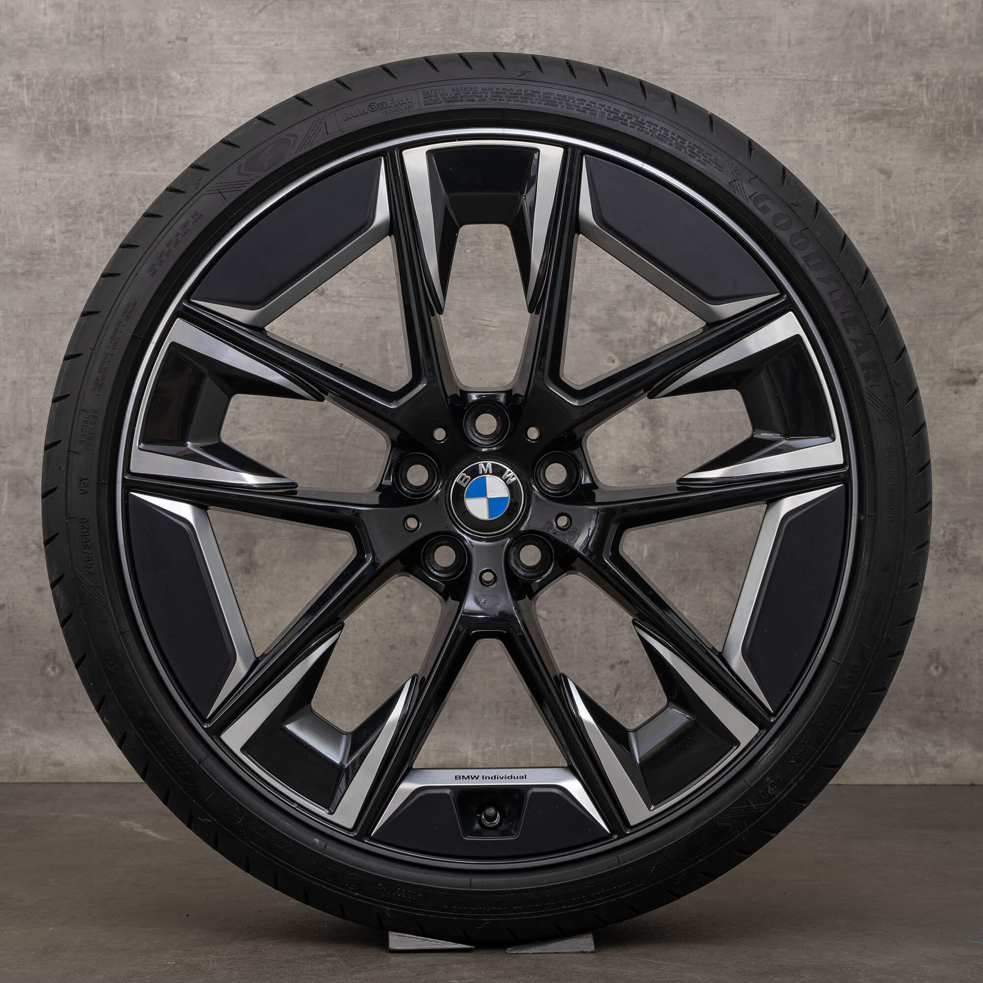 BMW 5-serie G30 G31 sommerhjul 20 tommer fælge sommerdæk aluminiumsfælge 1001 i