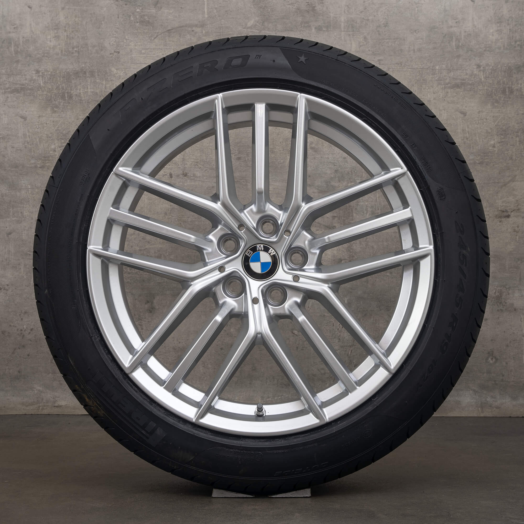 Jantes originais BMW Série 5 i5 19 polegadas G60 G61 rodas de verão estilo 933 5A324D6 prata NOVO