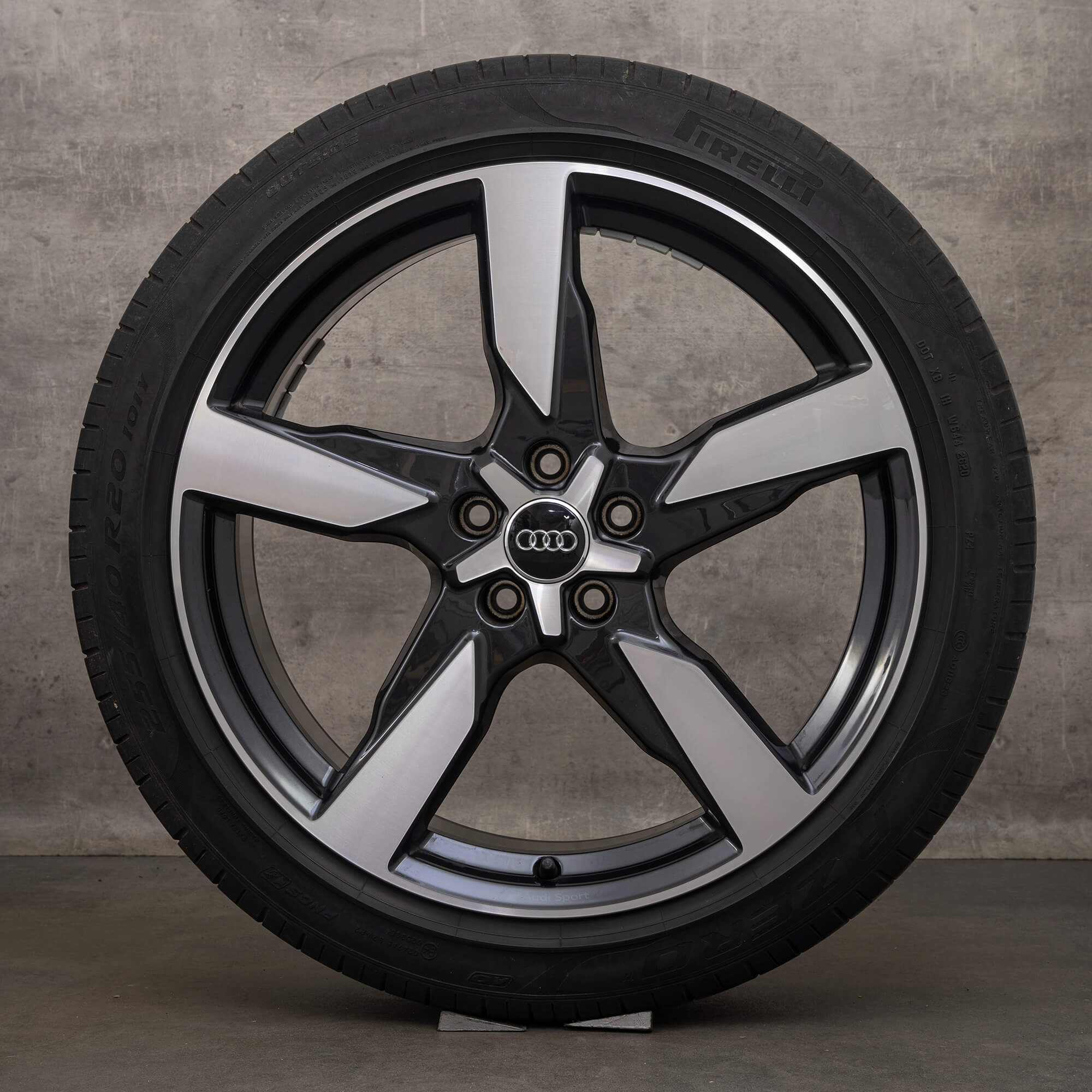 Original Audi A6 S6 4K C8 20 inch summer tires rims 4K0601025AD Polygon