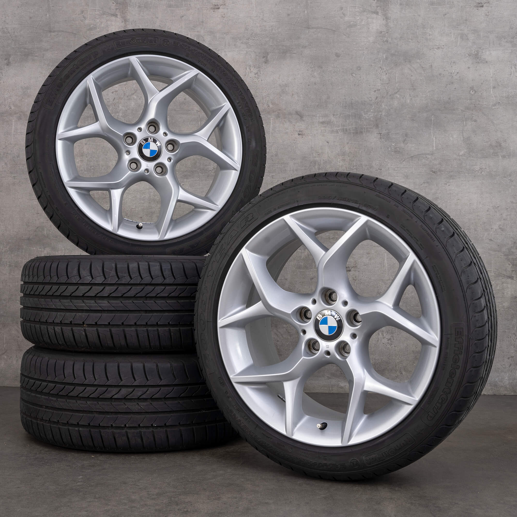 BMW X1 E84 anvelope de vara 6789145 jante 18 inch stil 322 roti vara