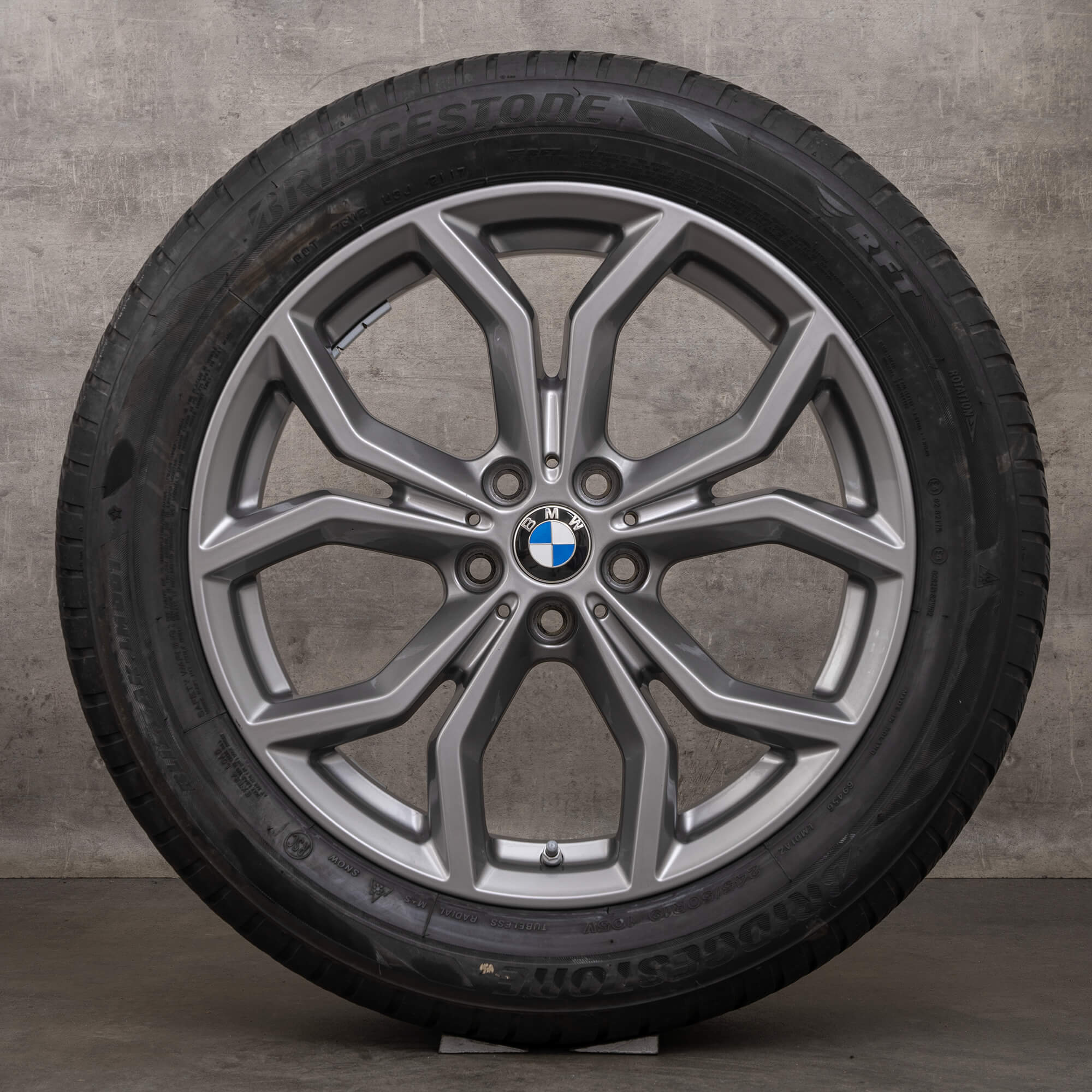 Rodas de inverno originais BMW X3 G01 X04 G02 19 polegadas, jantes, pneus 694