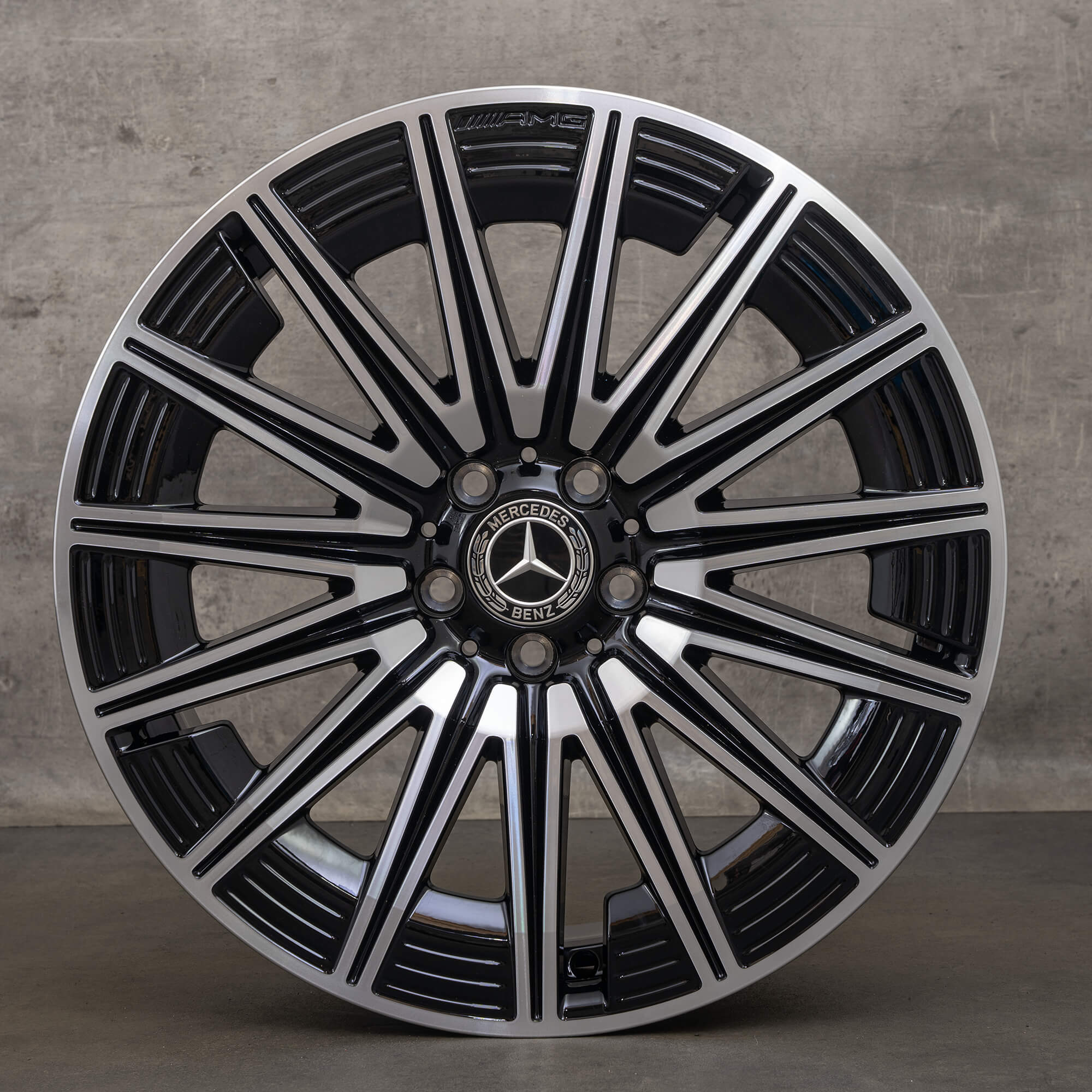 Jantes originais AMG Mercedes GLA GLB H247 X247 de 20 polegadas A2474015200 pretas NOVAS