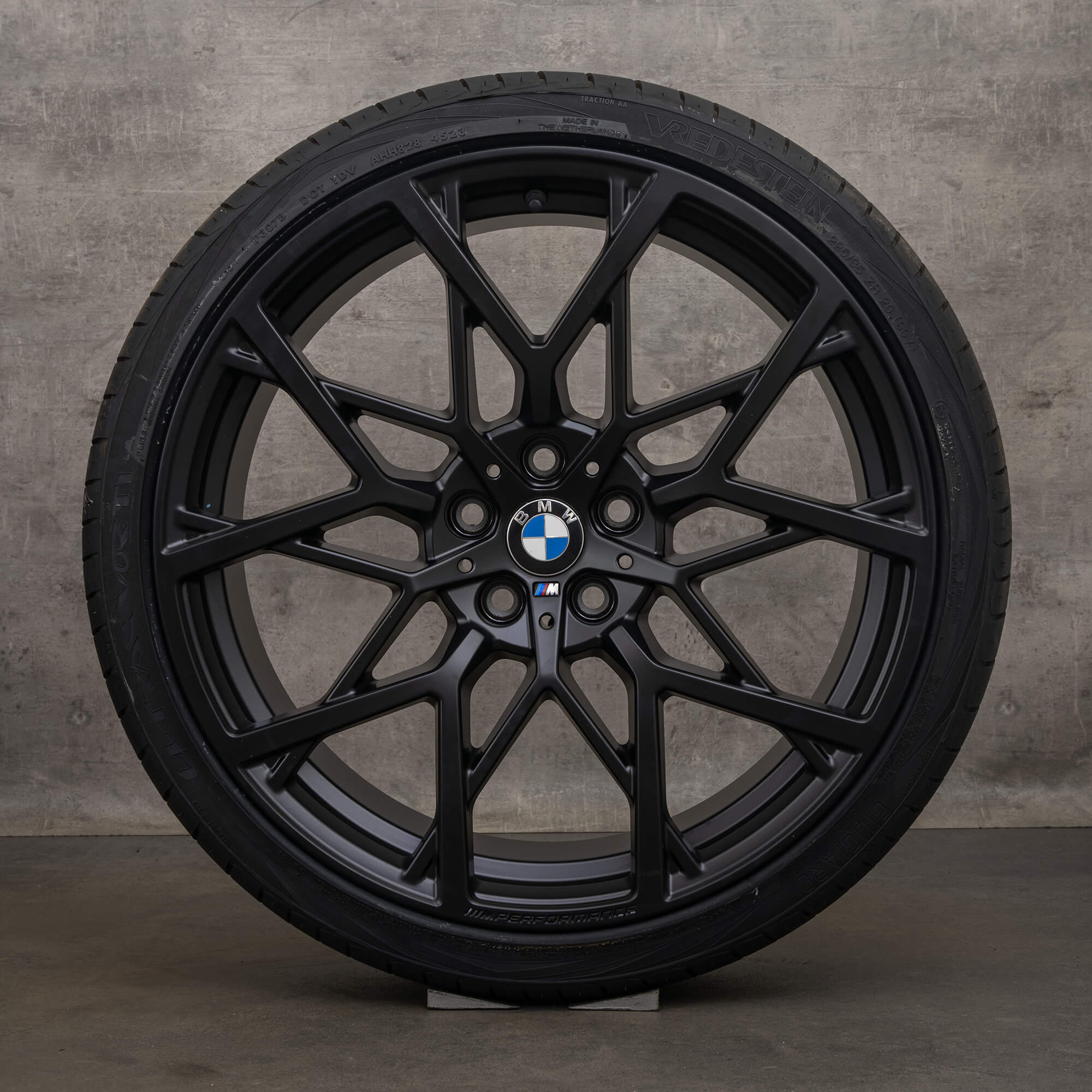 Original BMW Seria 3 G20 G21 Jante 20 inch 795 M roți de vară 6893514 6893515 jante aluminiu negre