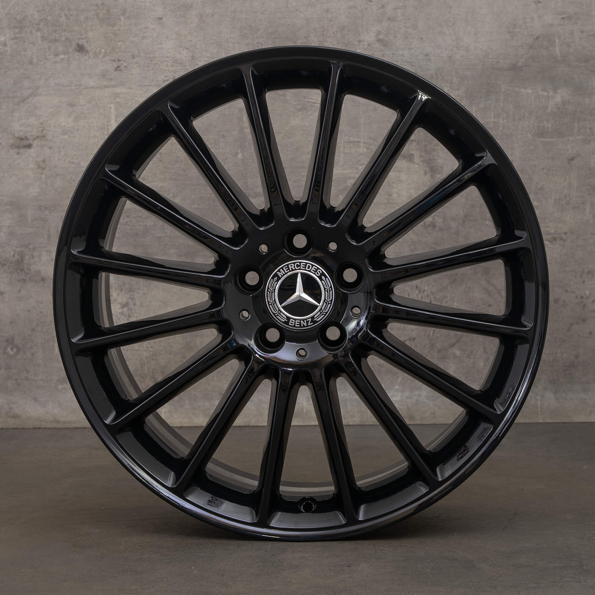 Llantas originales Mercedes Benz Clase V Vito Viano W447 de 19 pulgadas A4474012700 negro brillante