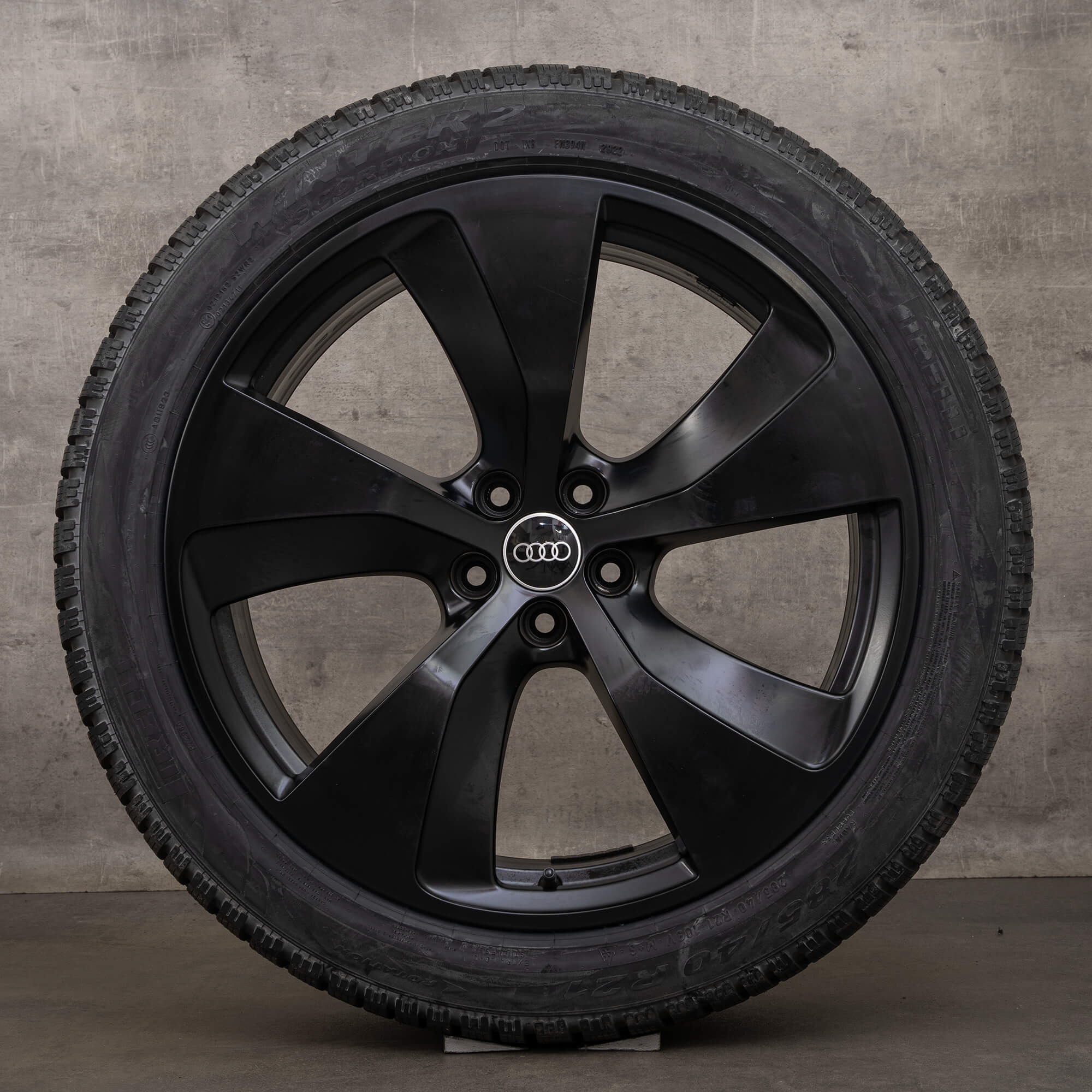 Original Audi Q7 SQ7 4M 21 inch anvelope de iarnă 4M0601025E jante negre