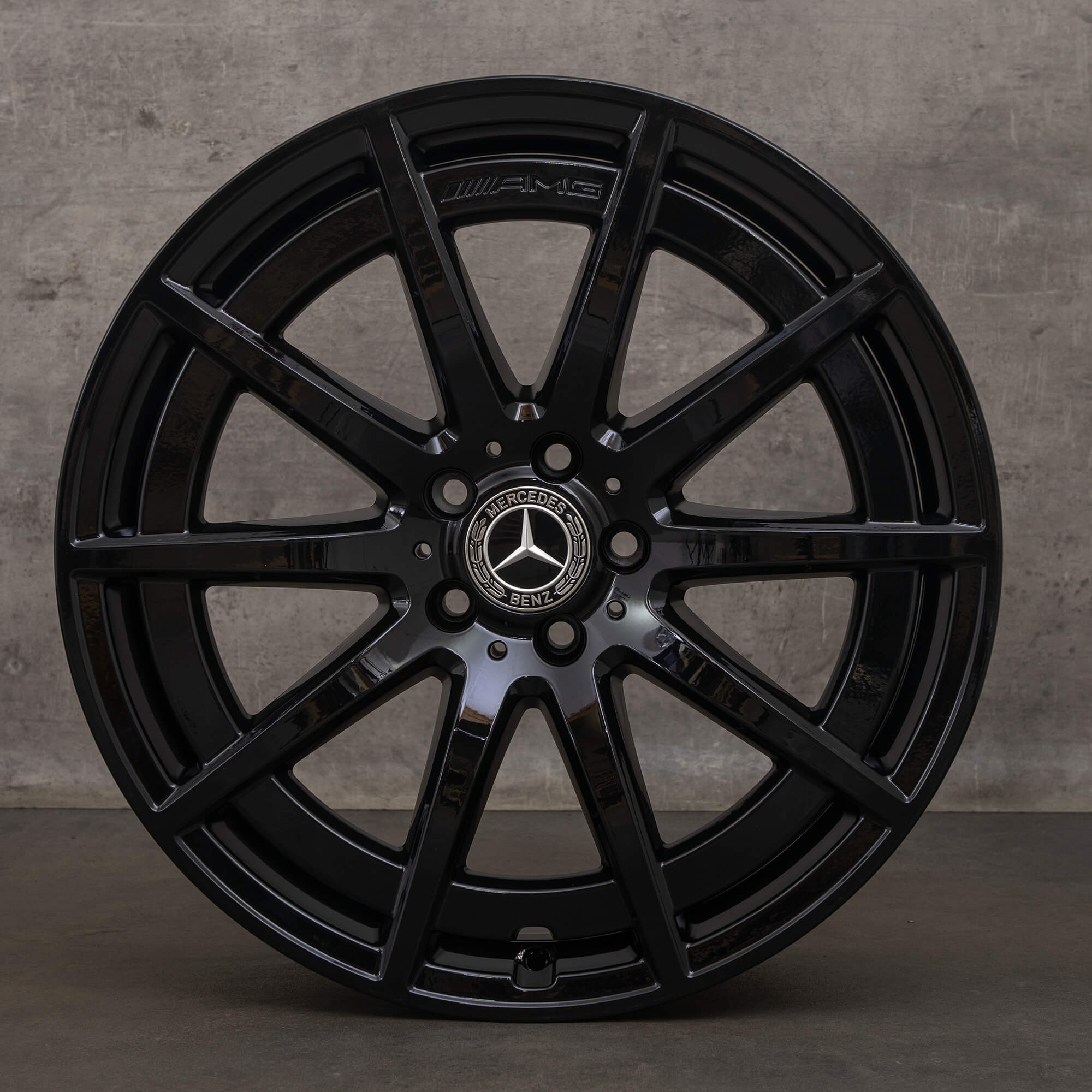 Llantas originales Mercedes Benz GLE AMG 20 pulgadas 53 63 4Matic+ V167 C167 A1674014000 A1674014100 negro brillante