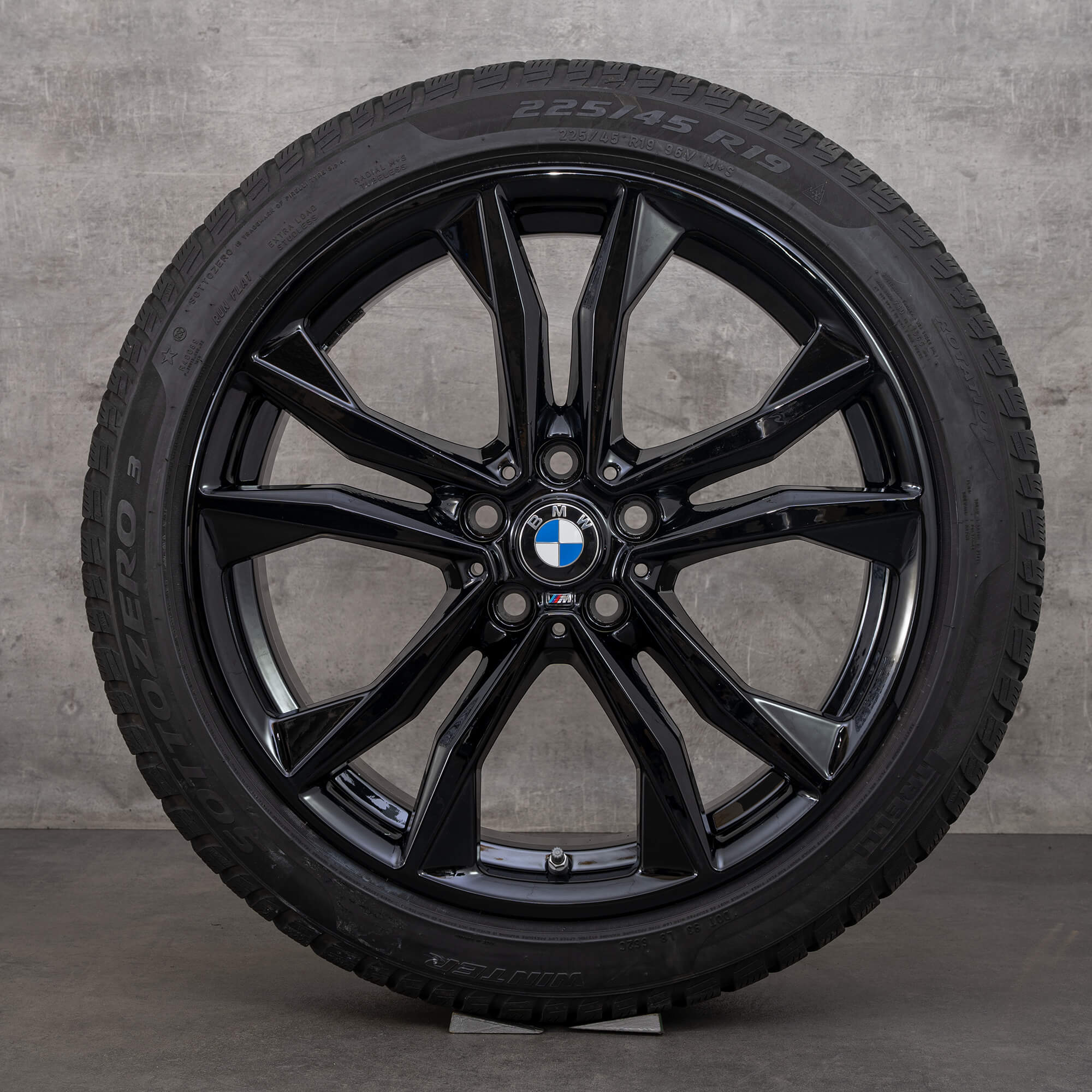 BMW roți OEM de iarnă 19 inch X1 F48 X2 F39 Styling M715 anvelope 8008616