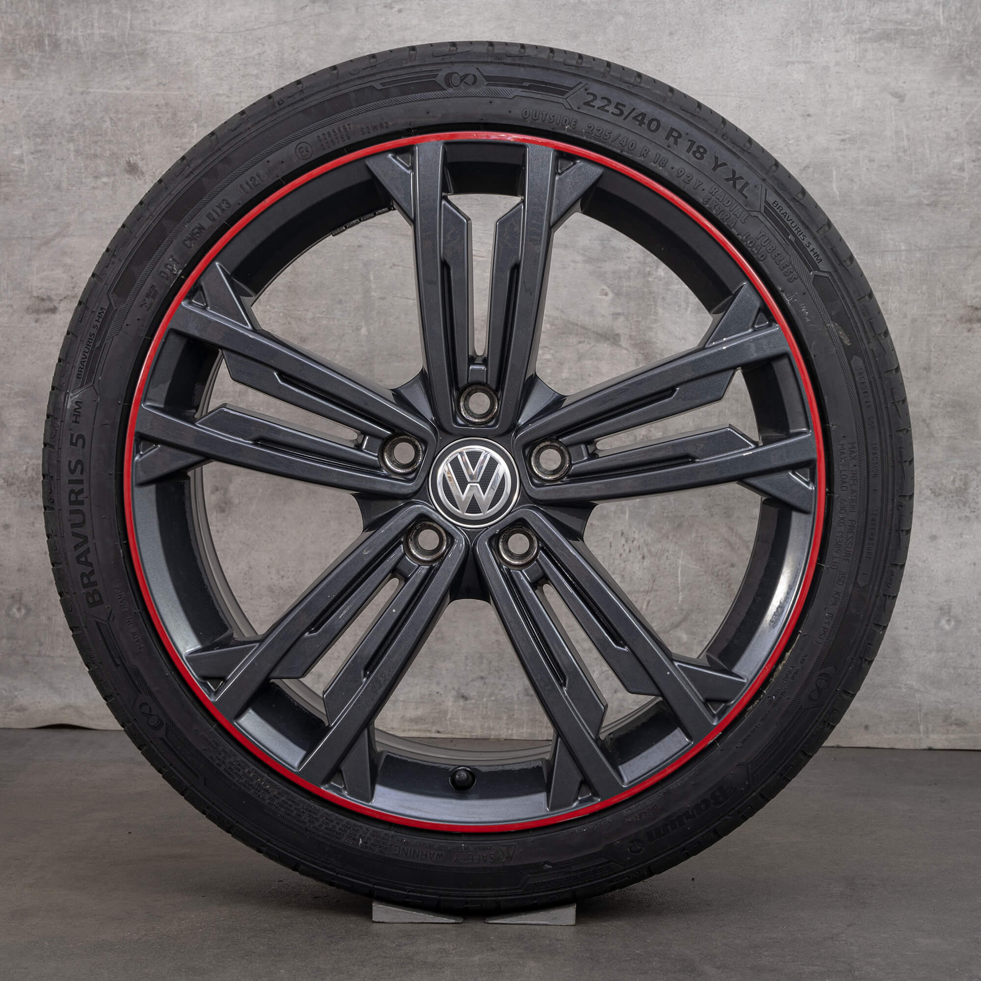 VW Golf 7 6 GTI GDT Seville summer wheels 18 inch rims tires