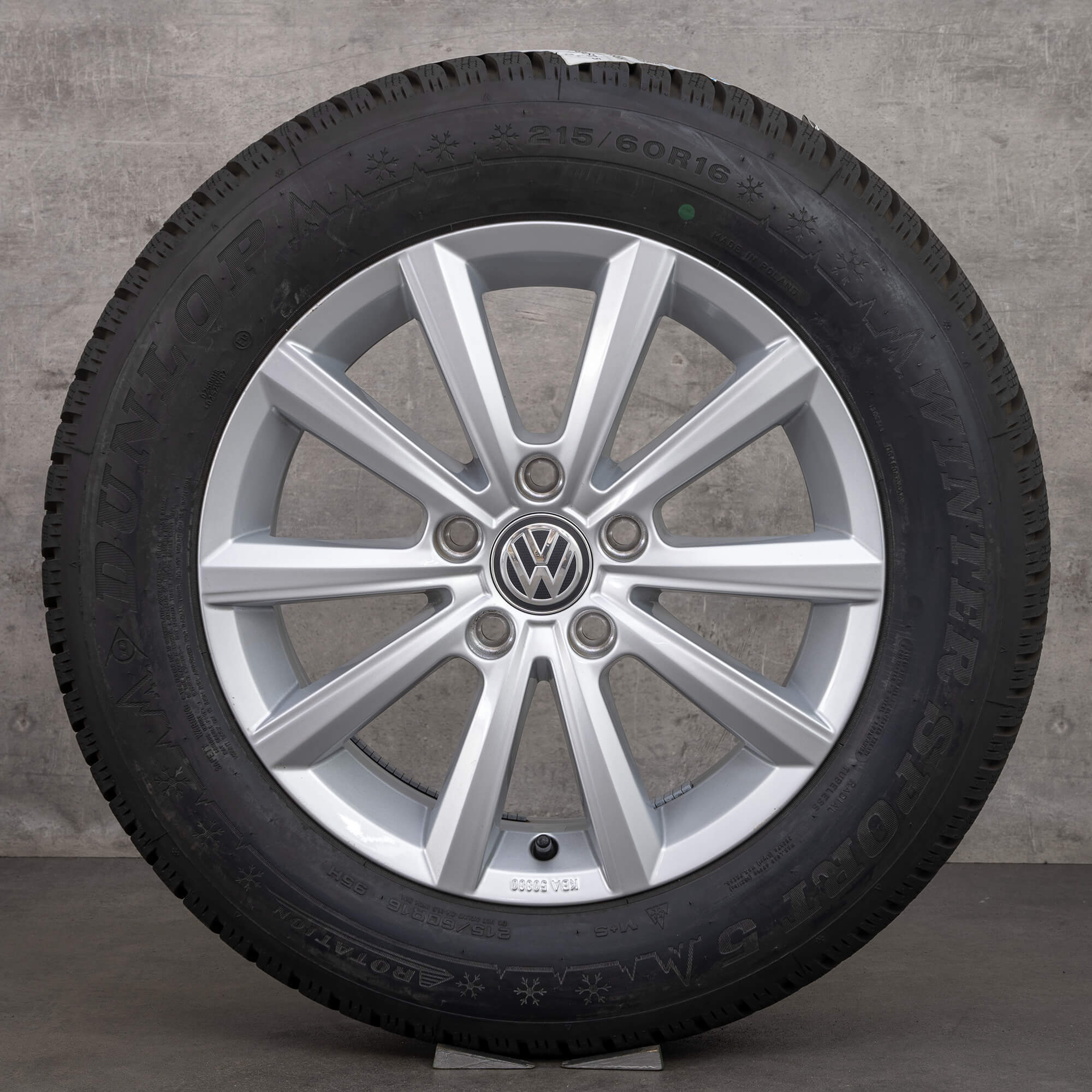 VW Passat 3G B8 winter wheels Merano tires 16 inch rims 3G0071496B NEW