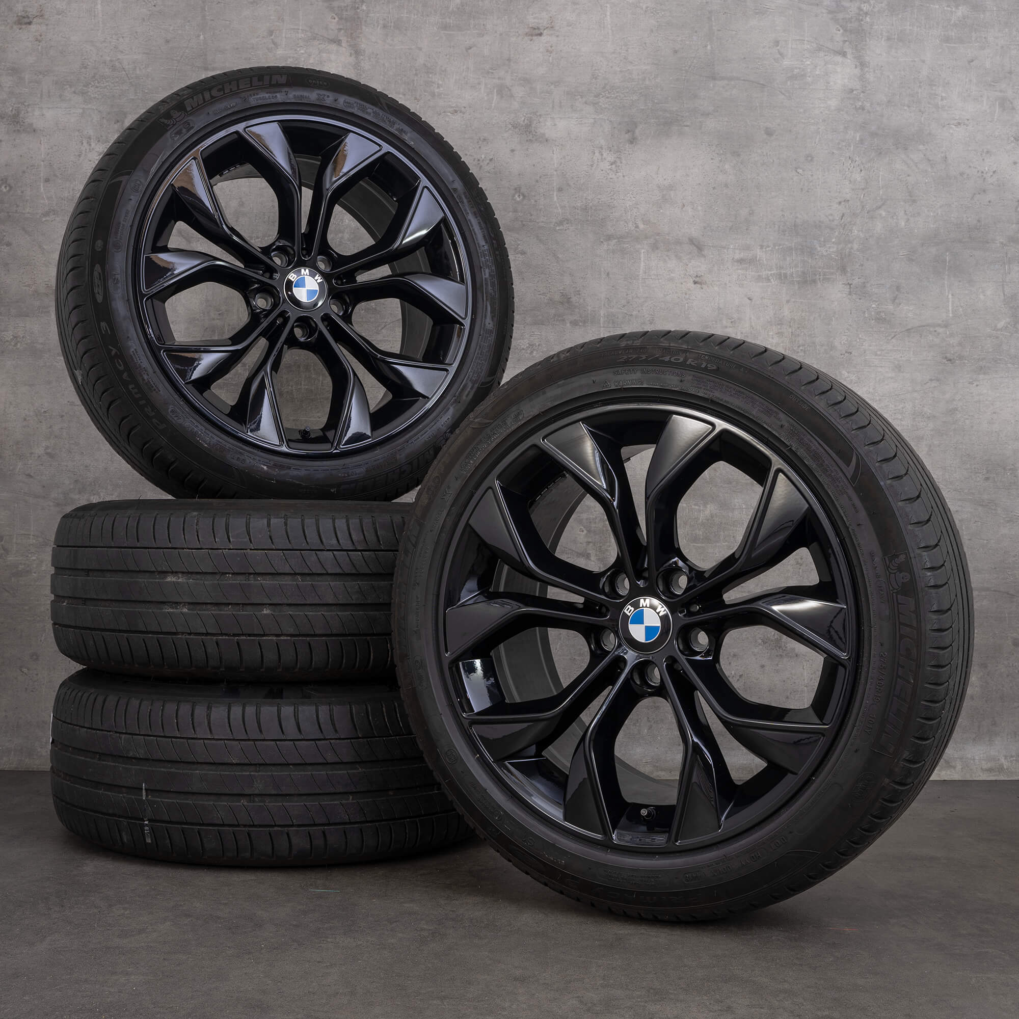 BMW 19 inch rims X3 F25 X4 F26 alloy styling 608 summer tires wheels