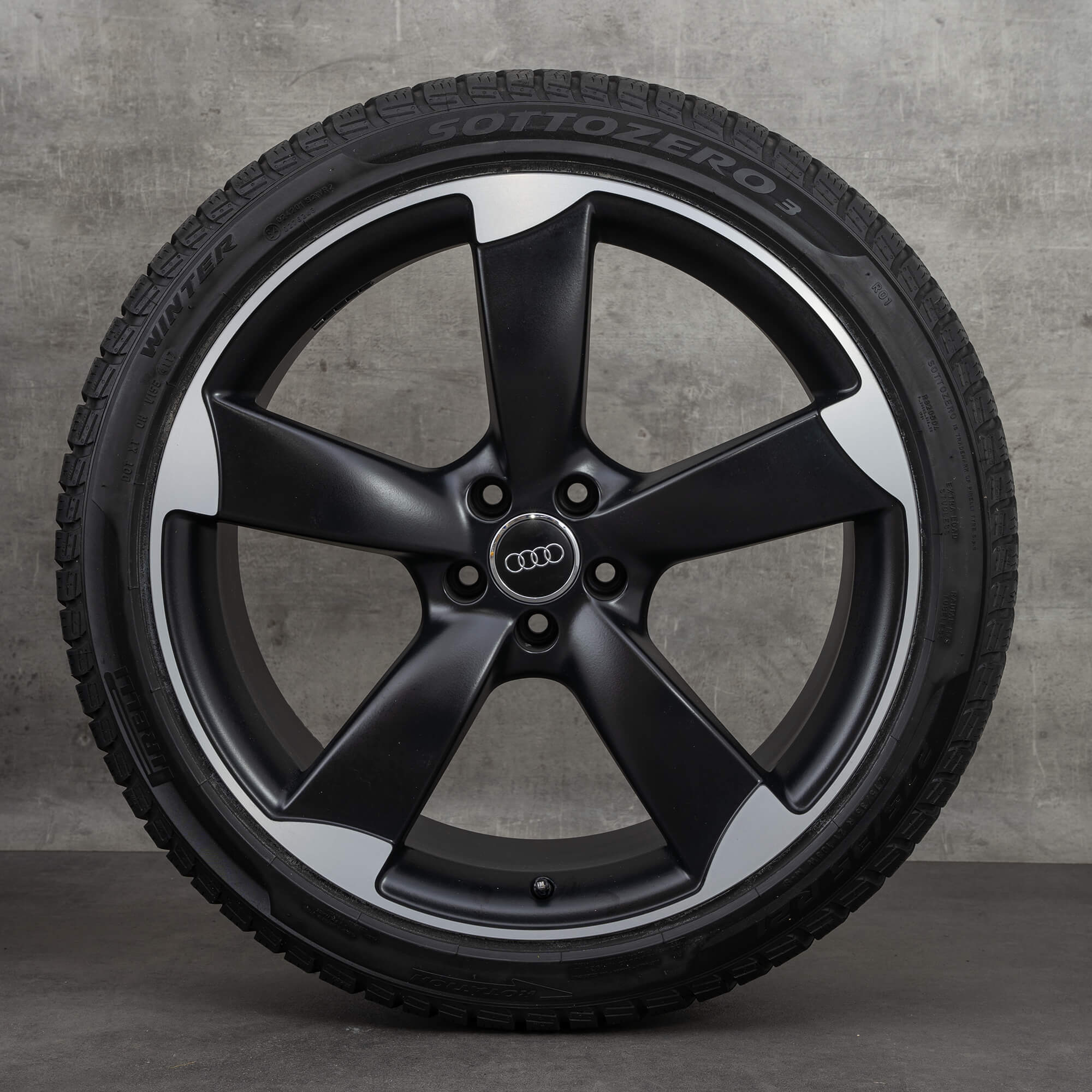 Audi 21 inch velgen A8 4H winterbanden wintervelgen Rotor alloy velgen