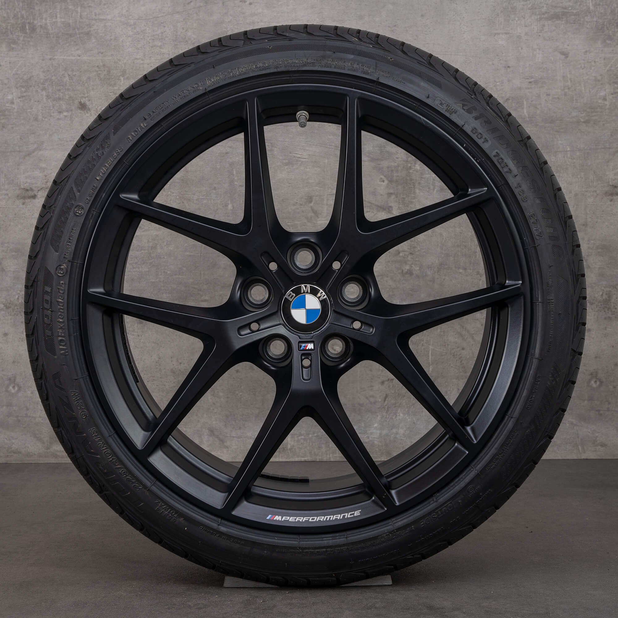 BMW 18 polegadas 1er F40 2er F44 M Performance M554 rodas de verão pneus verão