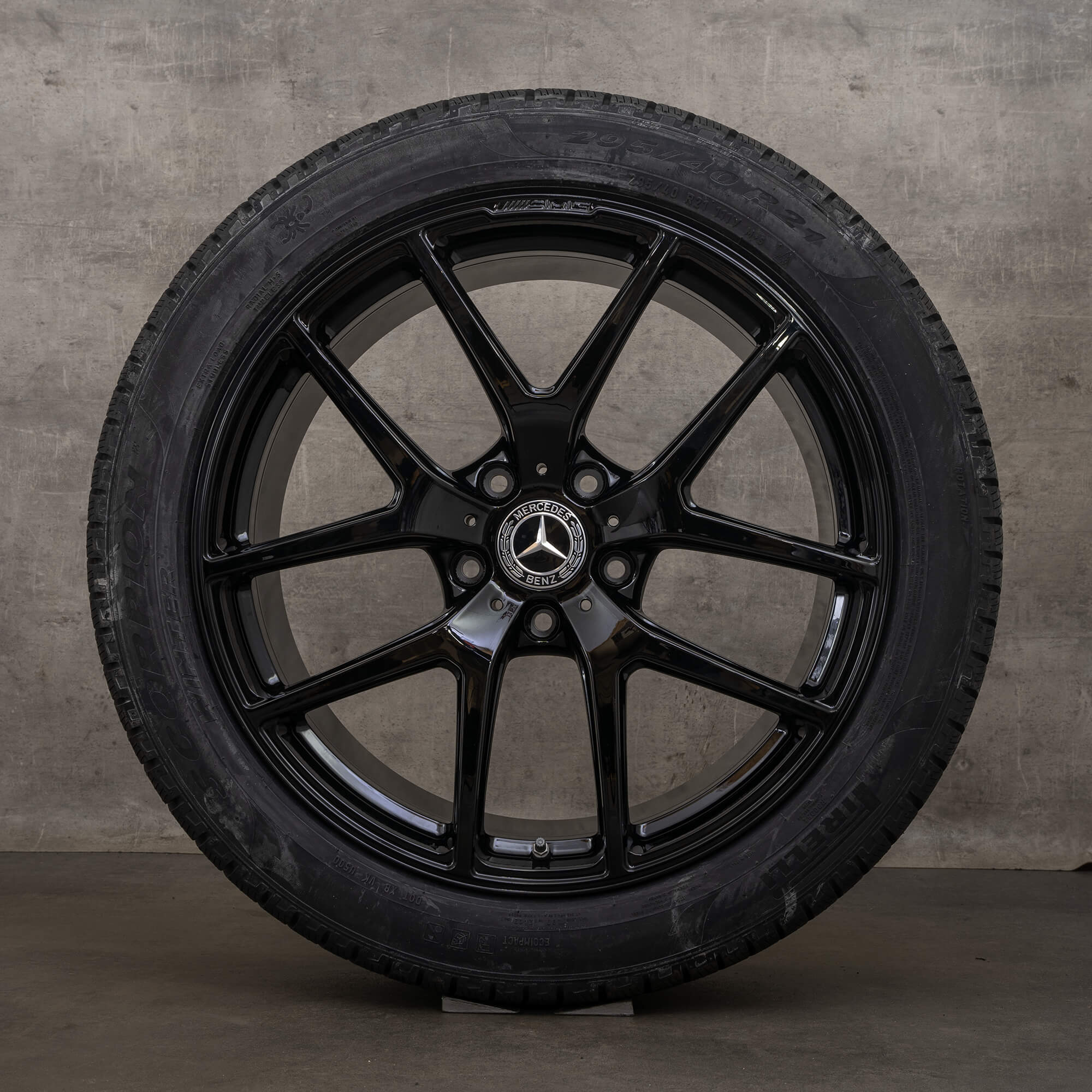 Jante de iarnă Mercedes Benz Clasa G AMG originale 21 inch W463 63 65 jante A4634010400 negru