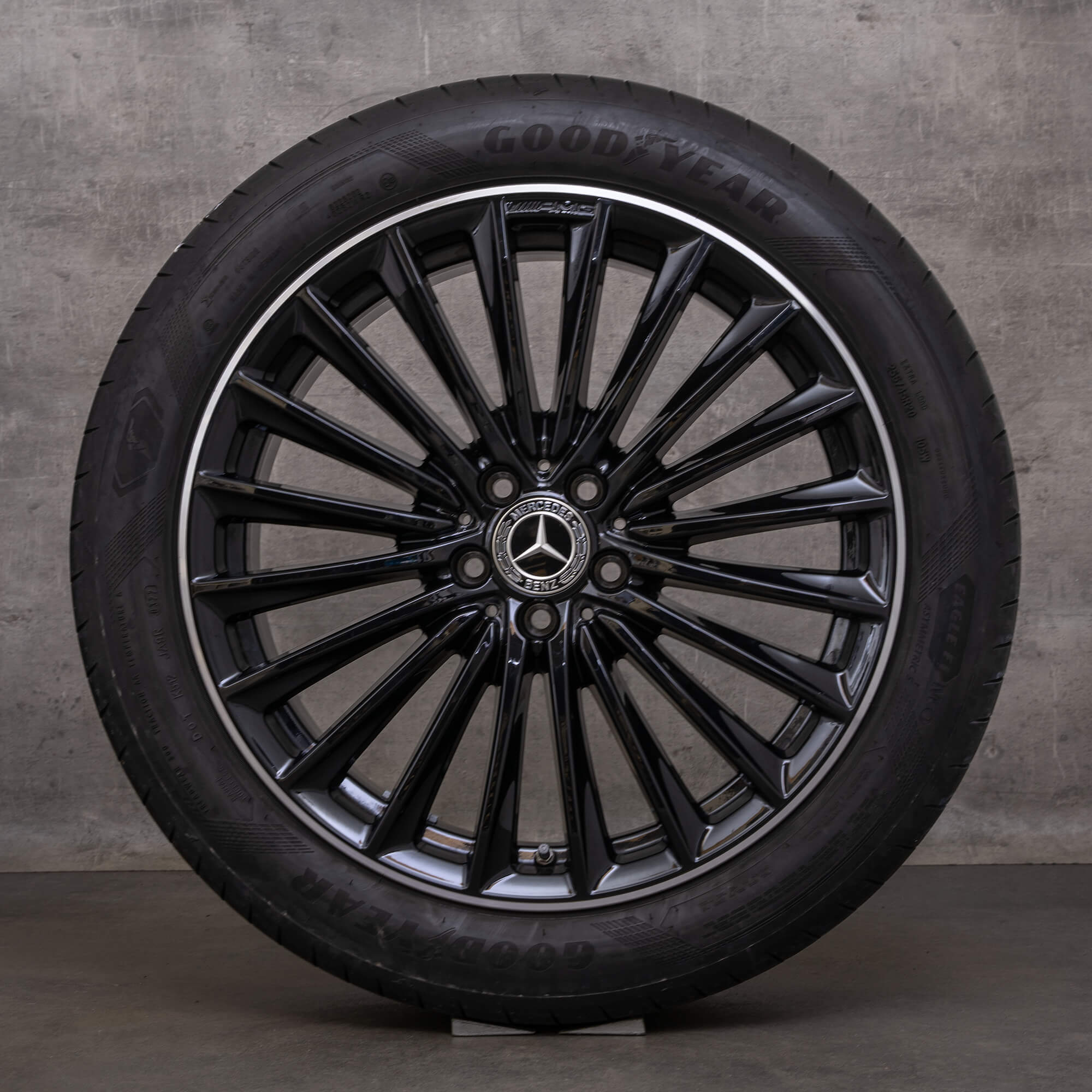 OEM Mercedes Benz GLC AMG winter wheels 20 inch X254 C254 rims A2544010800 black glossy turned