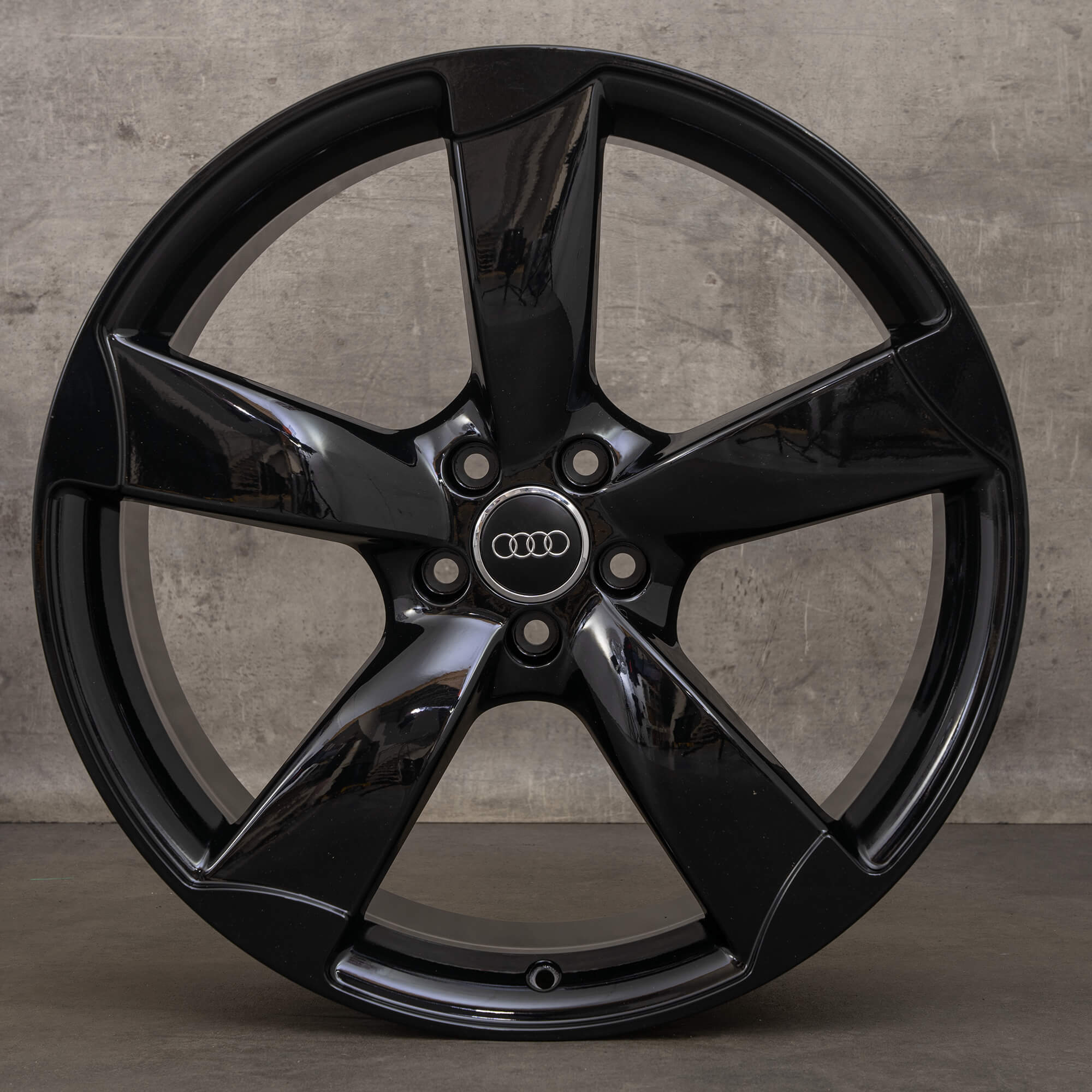 Jante originale Audi A8 S8 4H 21 inch 4H0601025BA rotor negru lucios ET35