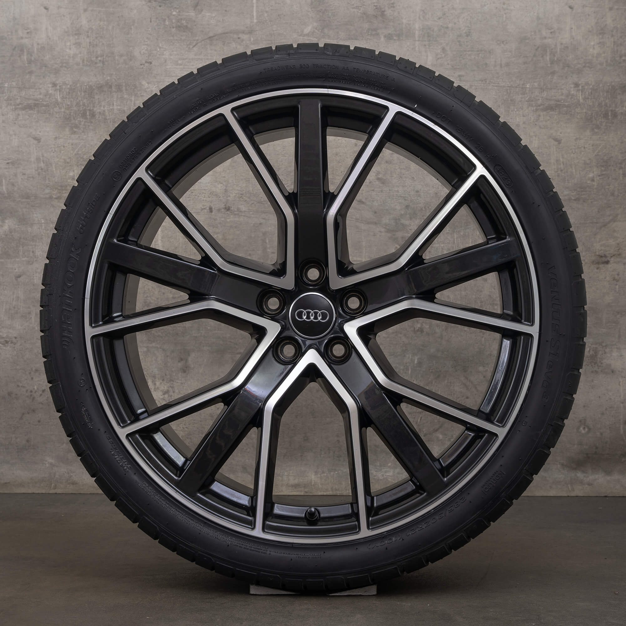 OEM Audi RS6 rims 21 inch 4G C7 summer tires 4G0601025CL Performance anthracite high-sheen