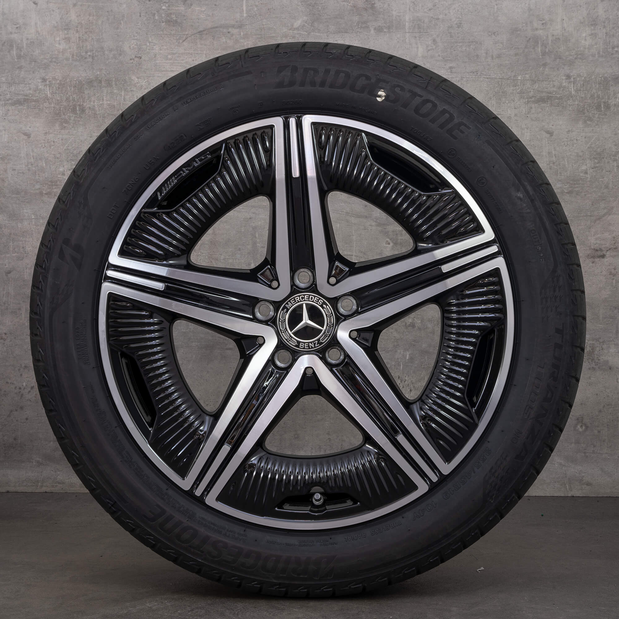 AMG 19 inch rims Mercedes EQE V295 summer tires wheels A2954012200